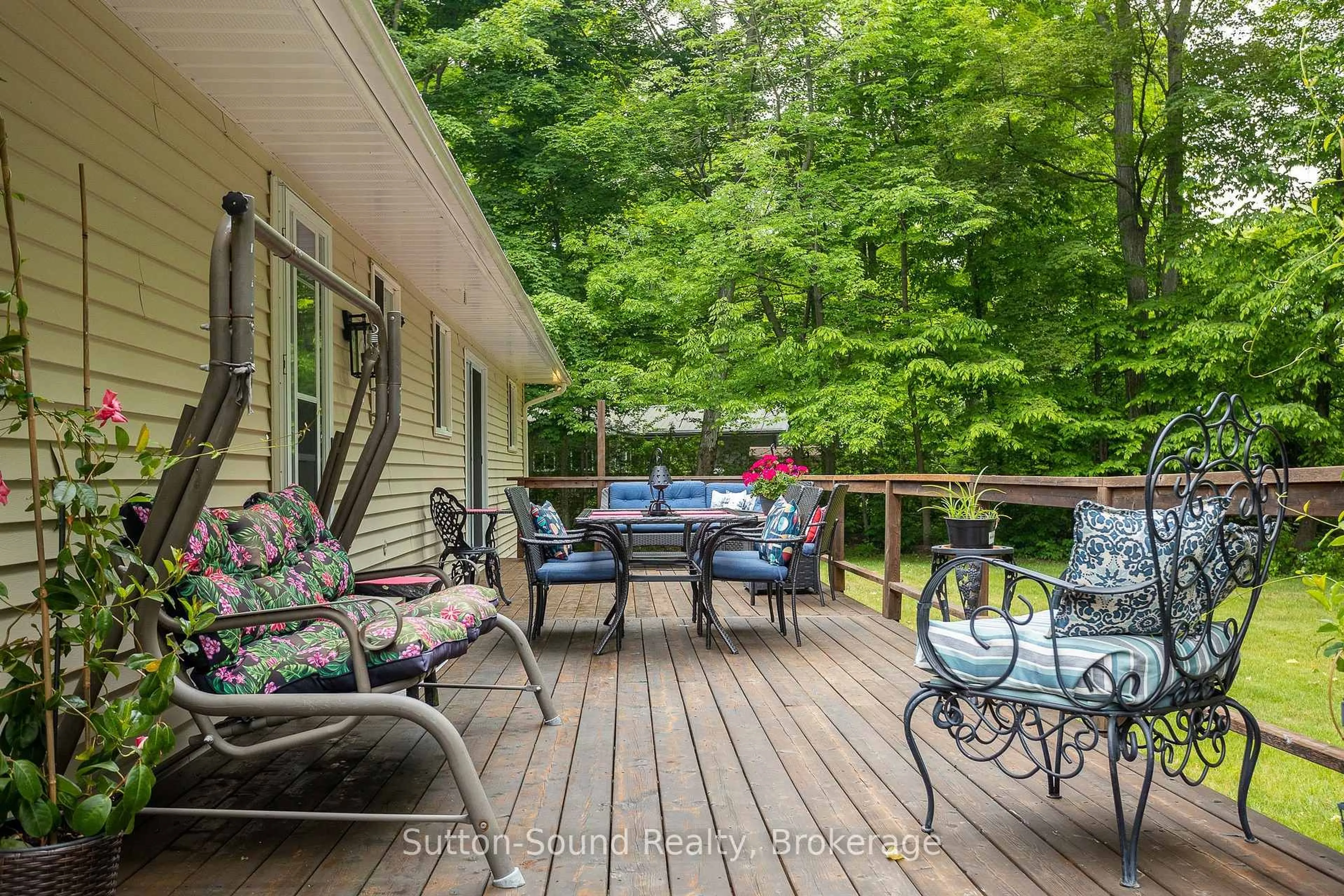 Patio, water/lake/river/ocean view for 7 Sandy Pines Tr, South Bruce Peninsula Ontario N0H 2G0