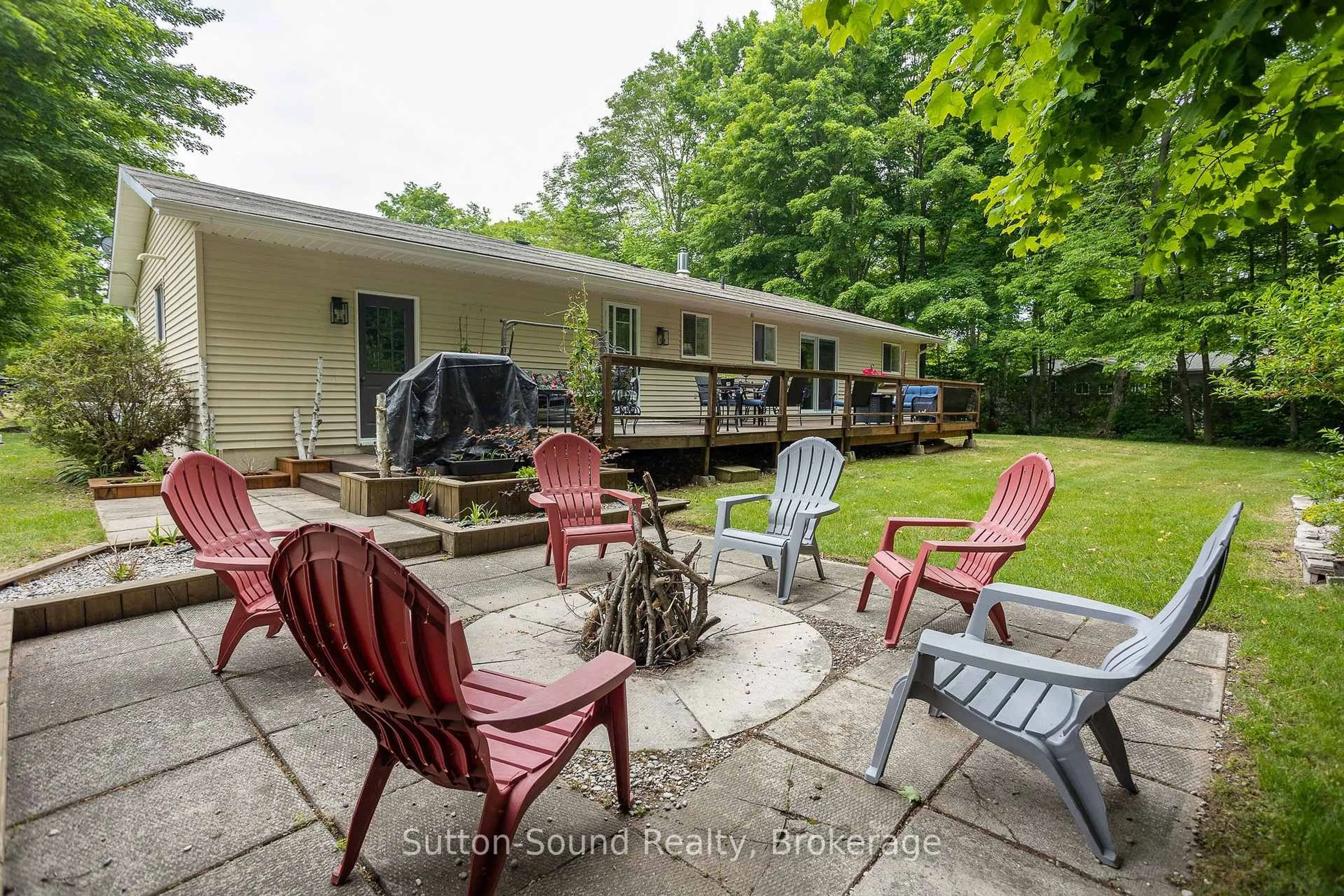 Patio, water/lake/river/ocean view for 7 Sandy Pines Tr, South Bruce Peninsula Ontario N0H 2G0