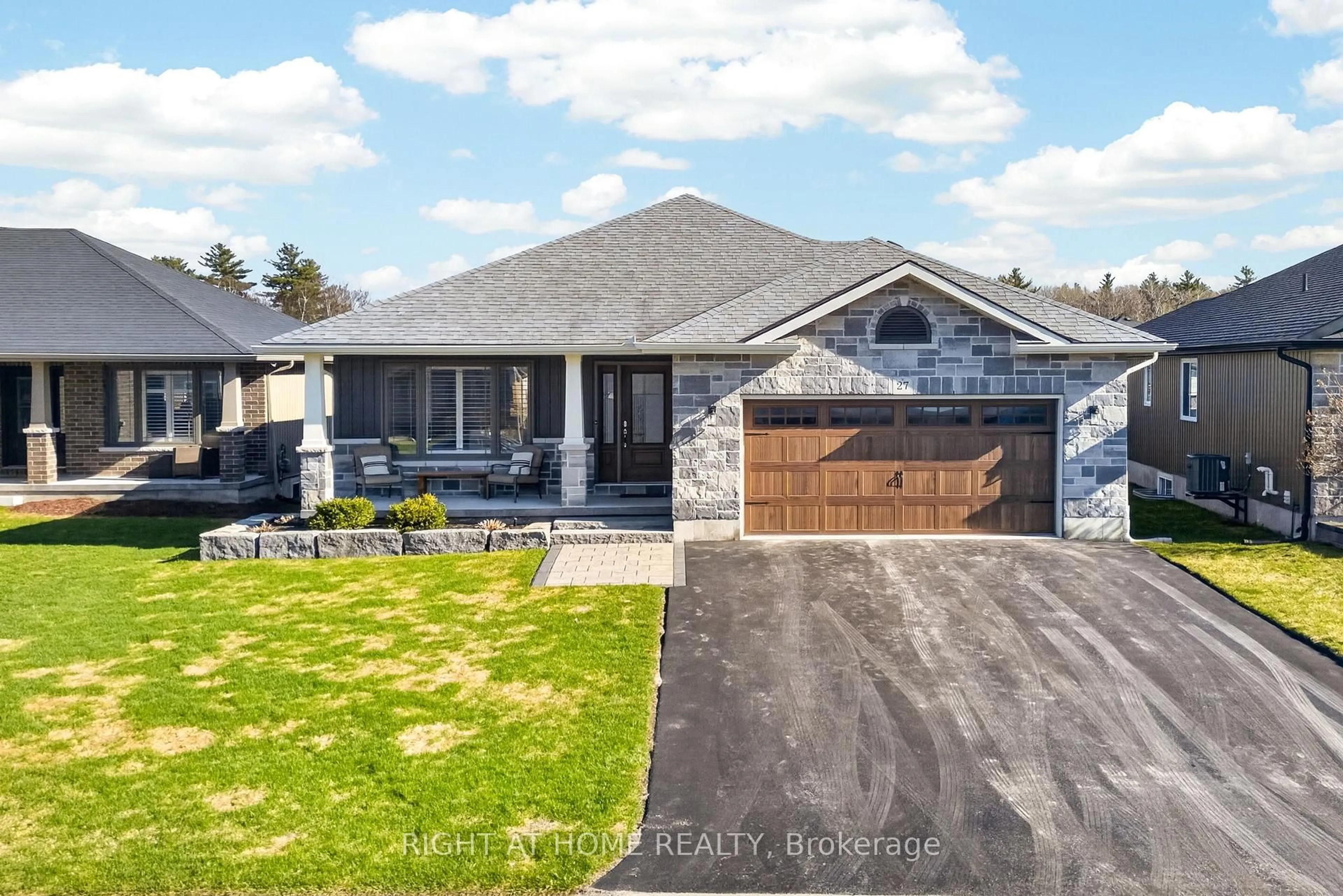 Home with brick exterior material, street for 27 Woodburn Dr, Quinte West Ontario K8V 0E1