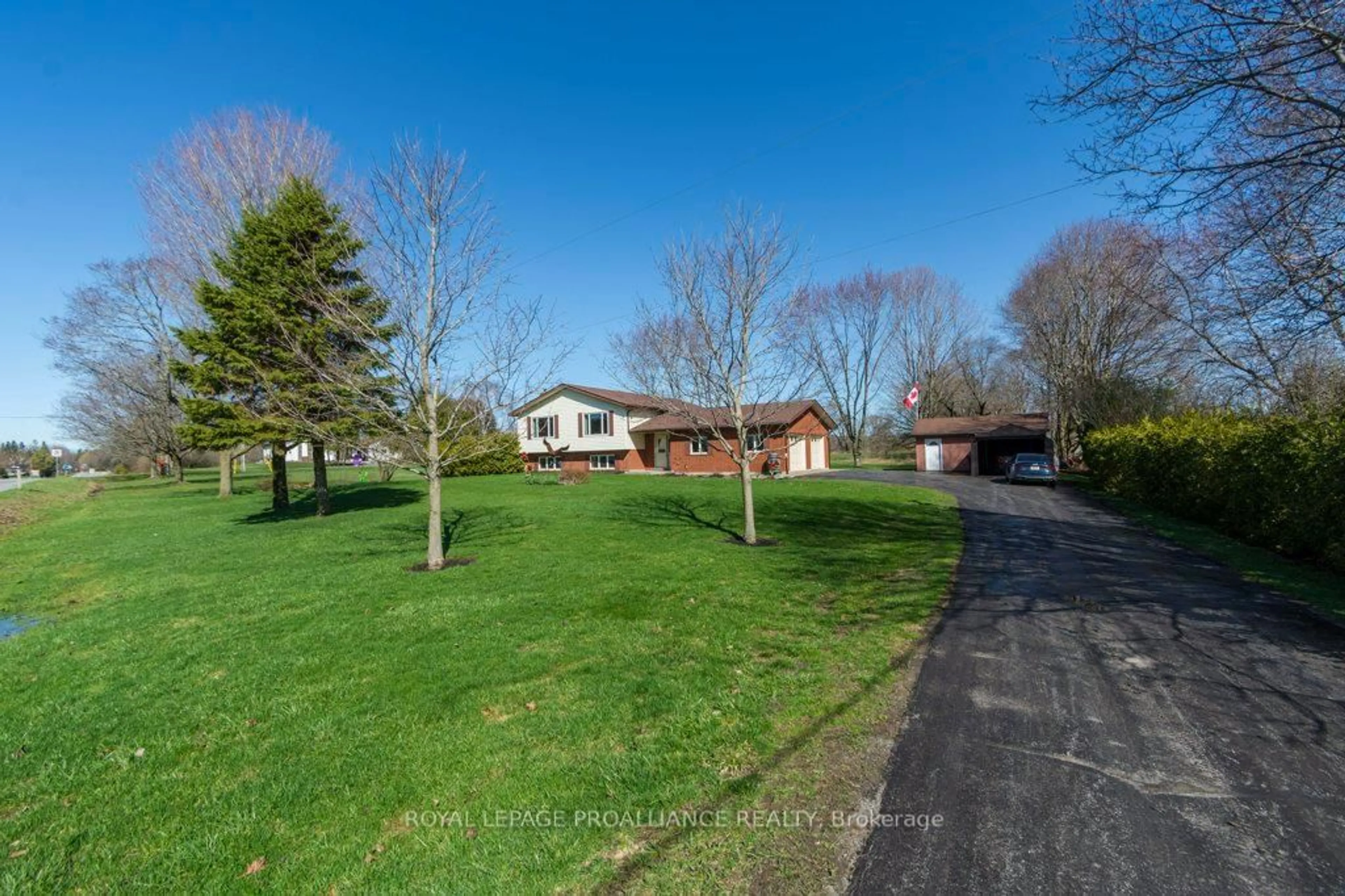 A pic from outside/outdoor area/front of a property/back of a property/a pic from drone, street for 858 County Road 64 Rd, Brighton Ontario K0K 1H0