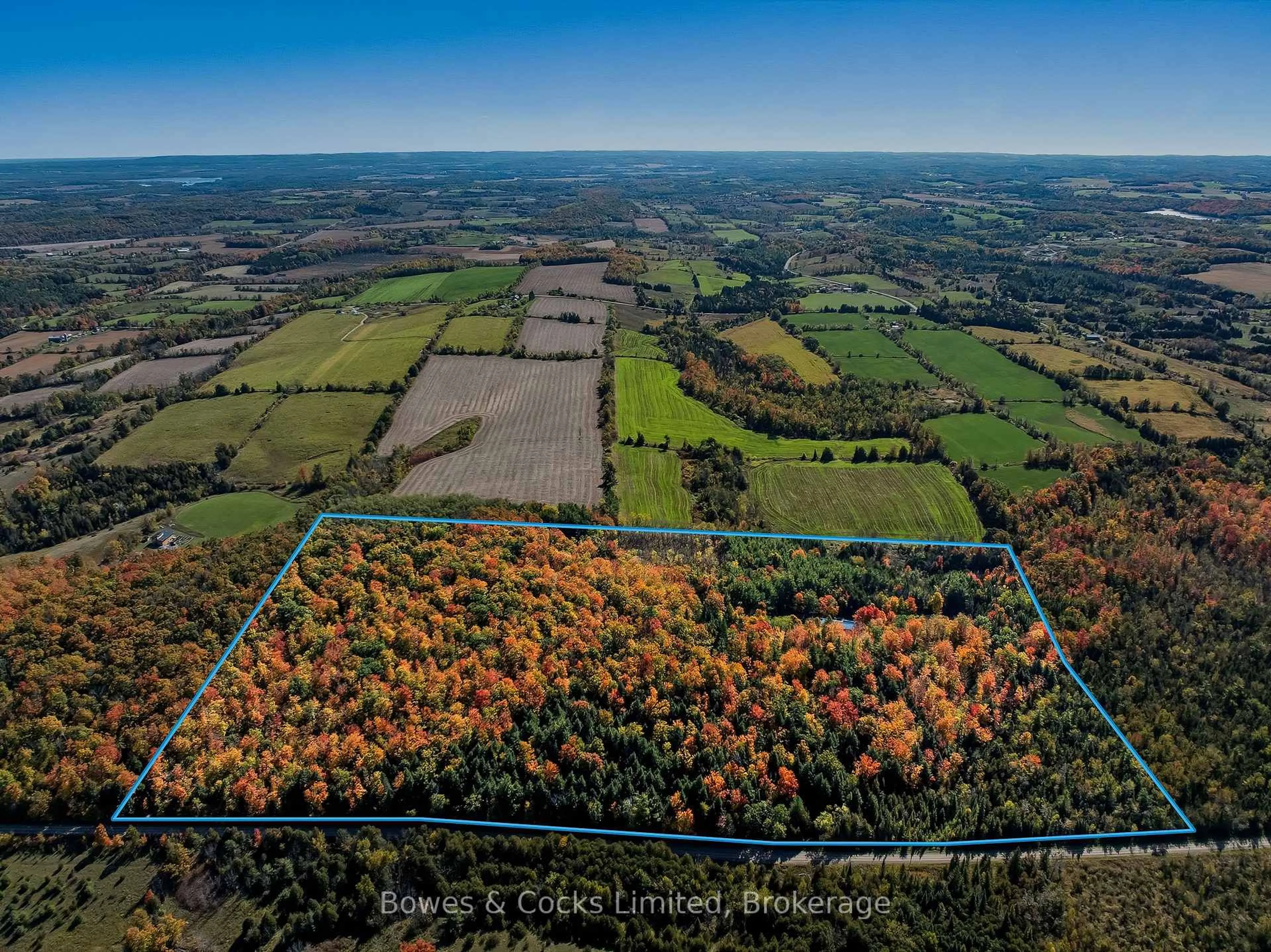 A pic from outside/outdoor area/front of a property/back of a property/a pic from drone, forest/trees view for 511 Concession Road 12, Trent Hills Ontario K0L 1Y0