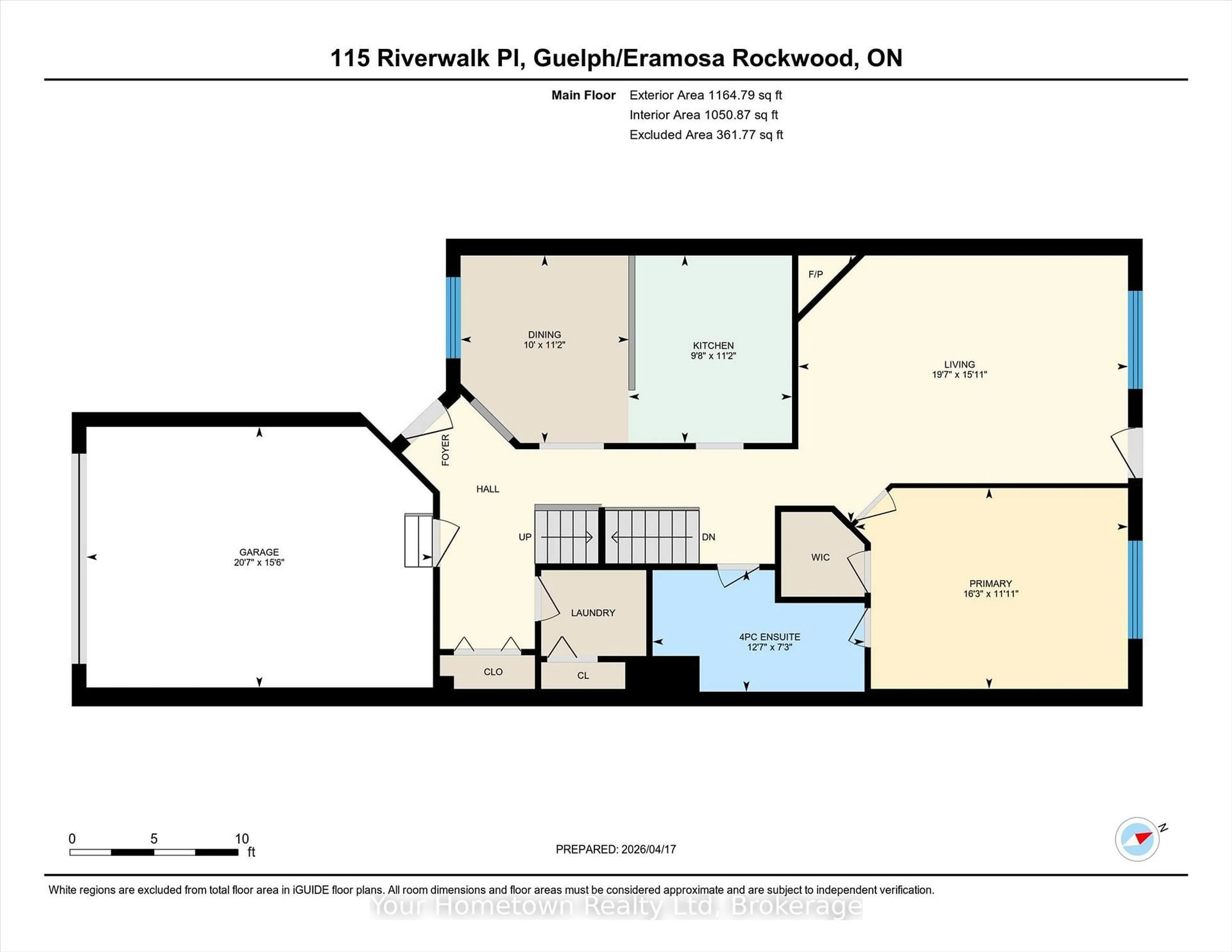 Floor plan for 115 Riverwalk Pl, Guelph/Eramosa Ontario N0B 2K0