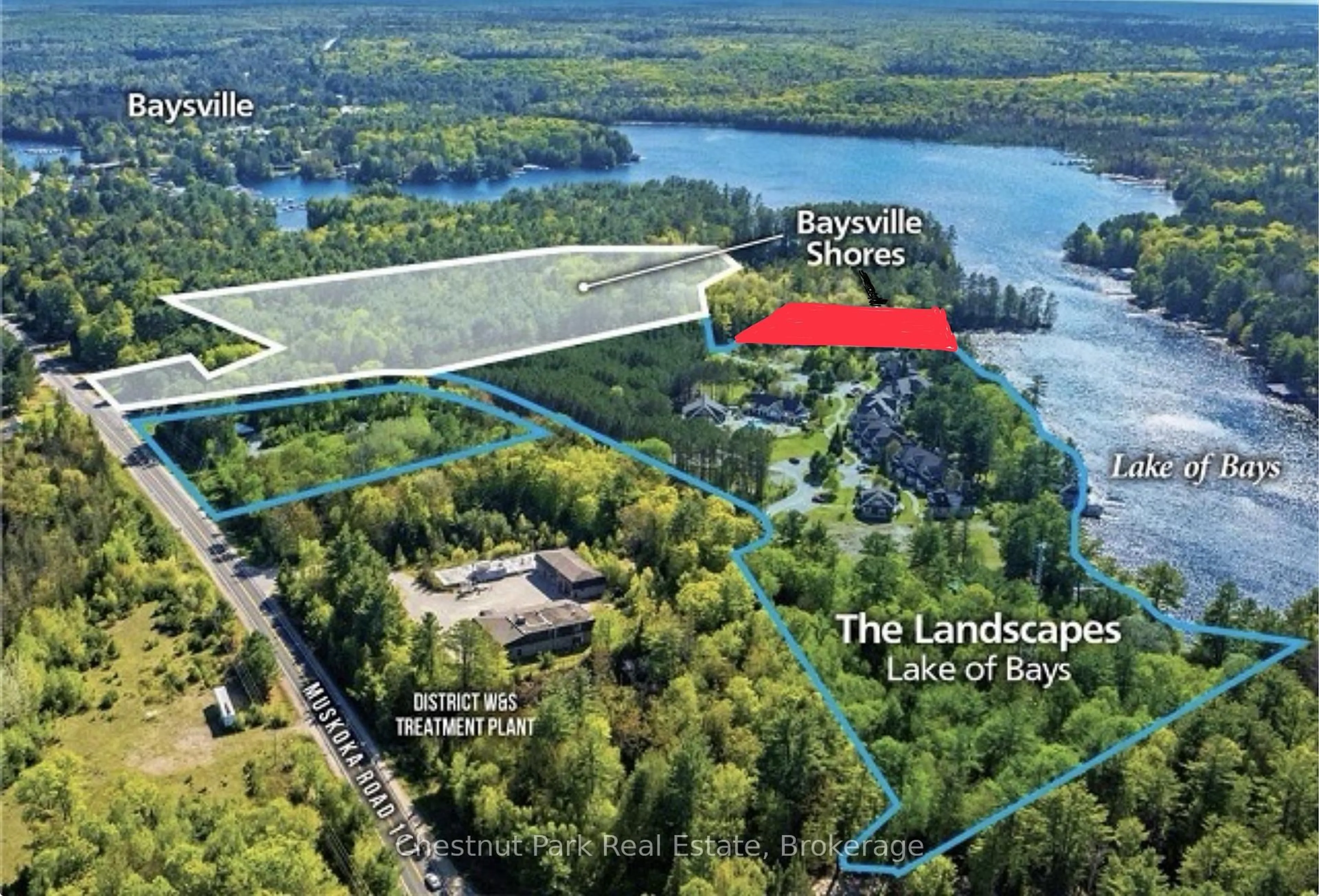 A pic from outside/outdoor area/front of a property/back of a property/a pic from drone, water/lake/river/ocean view for 2769 MUSKOKA 117 Rd #9, Lake of Bays Ontario P0B 1A0