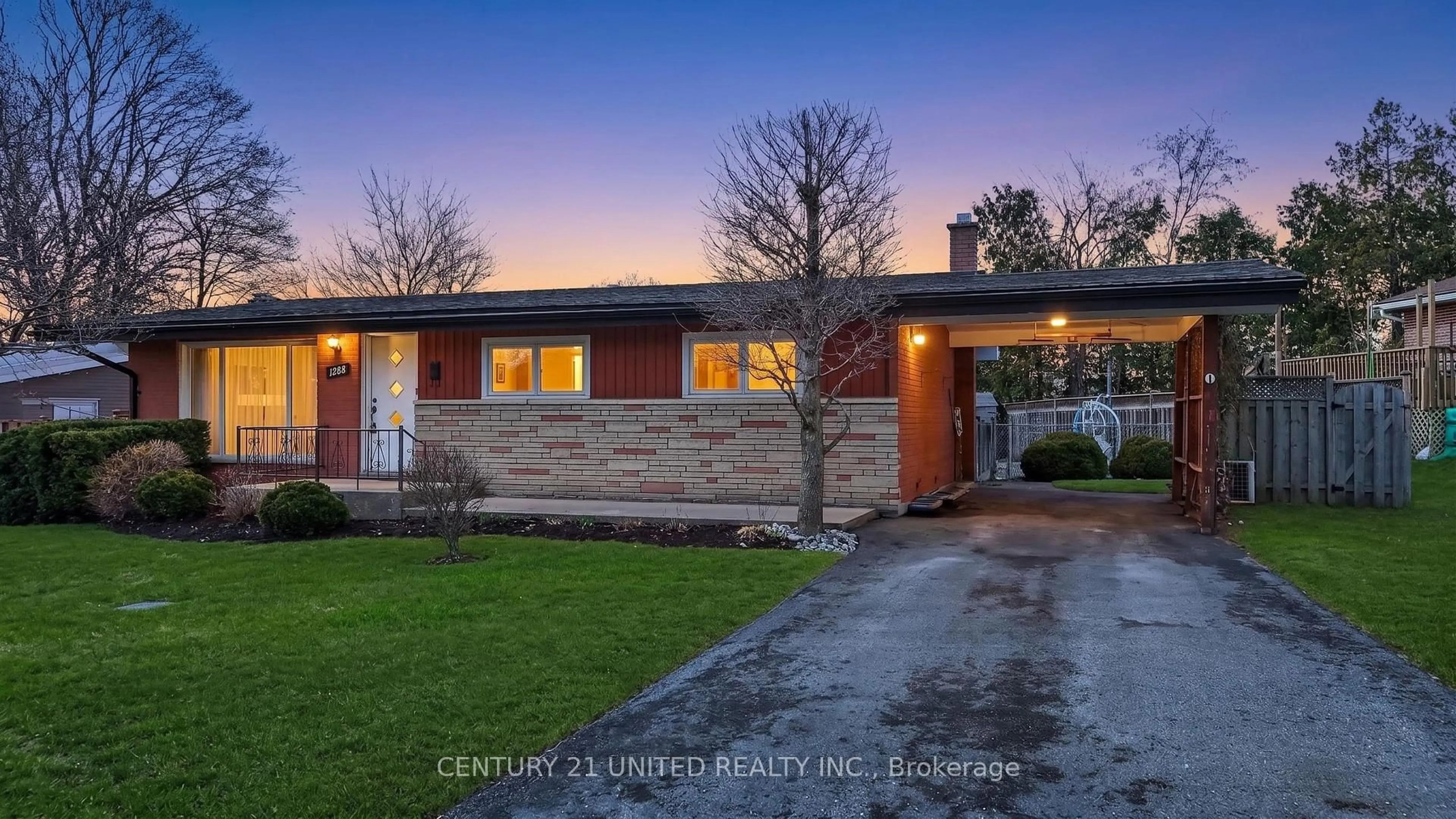 Home with brick exterior material, street for 1288 Algonquin Blvd, Peterborough Ontario K9H 6N5