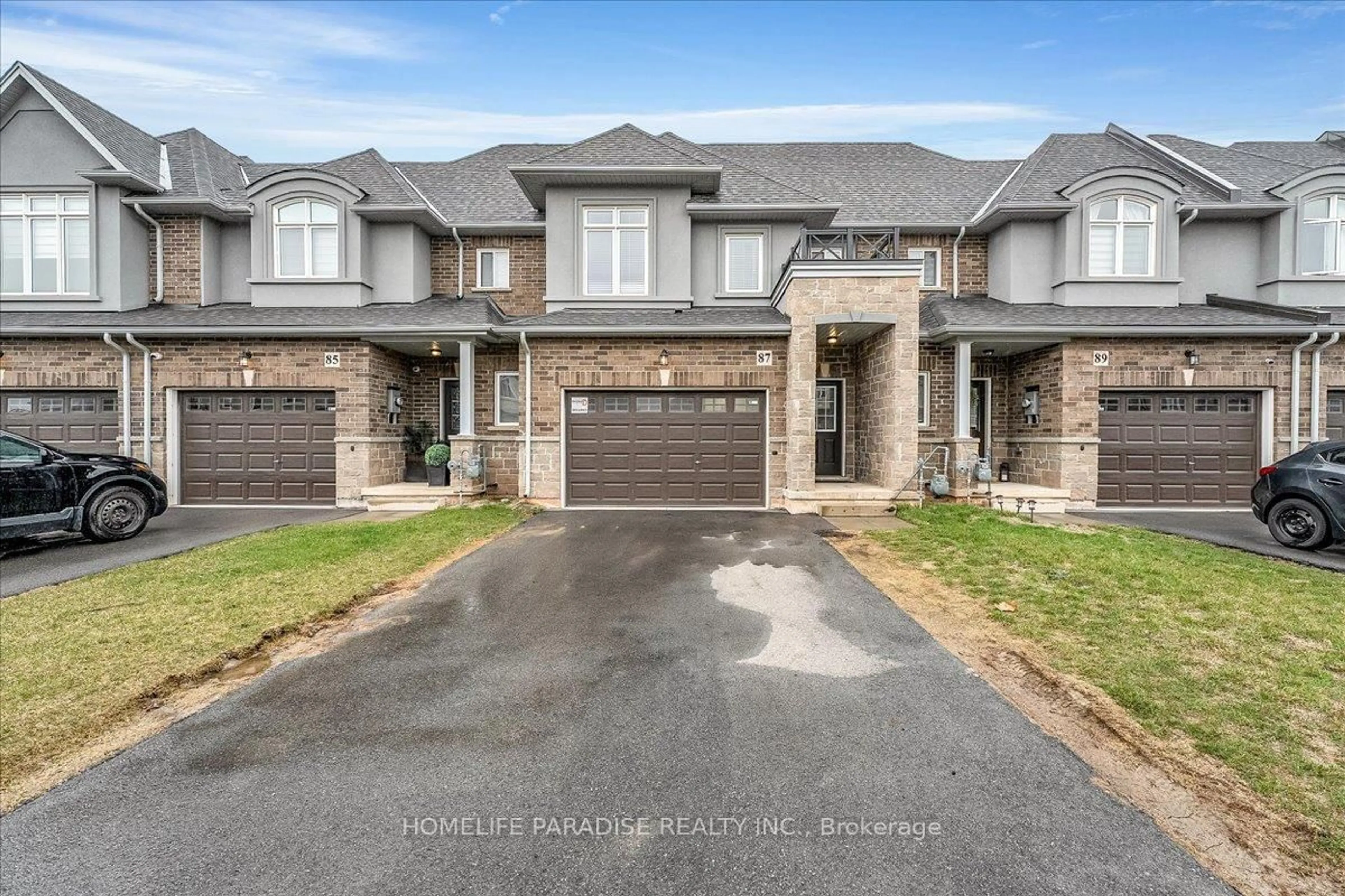 Home with brick exterior material, street for 87 Pinot Cres, Hamilton Ontario L8E 0J9