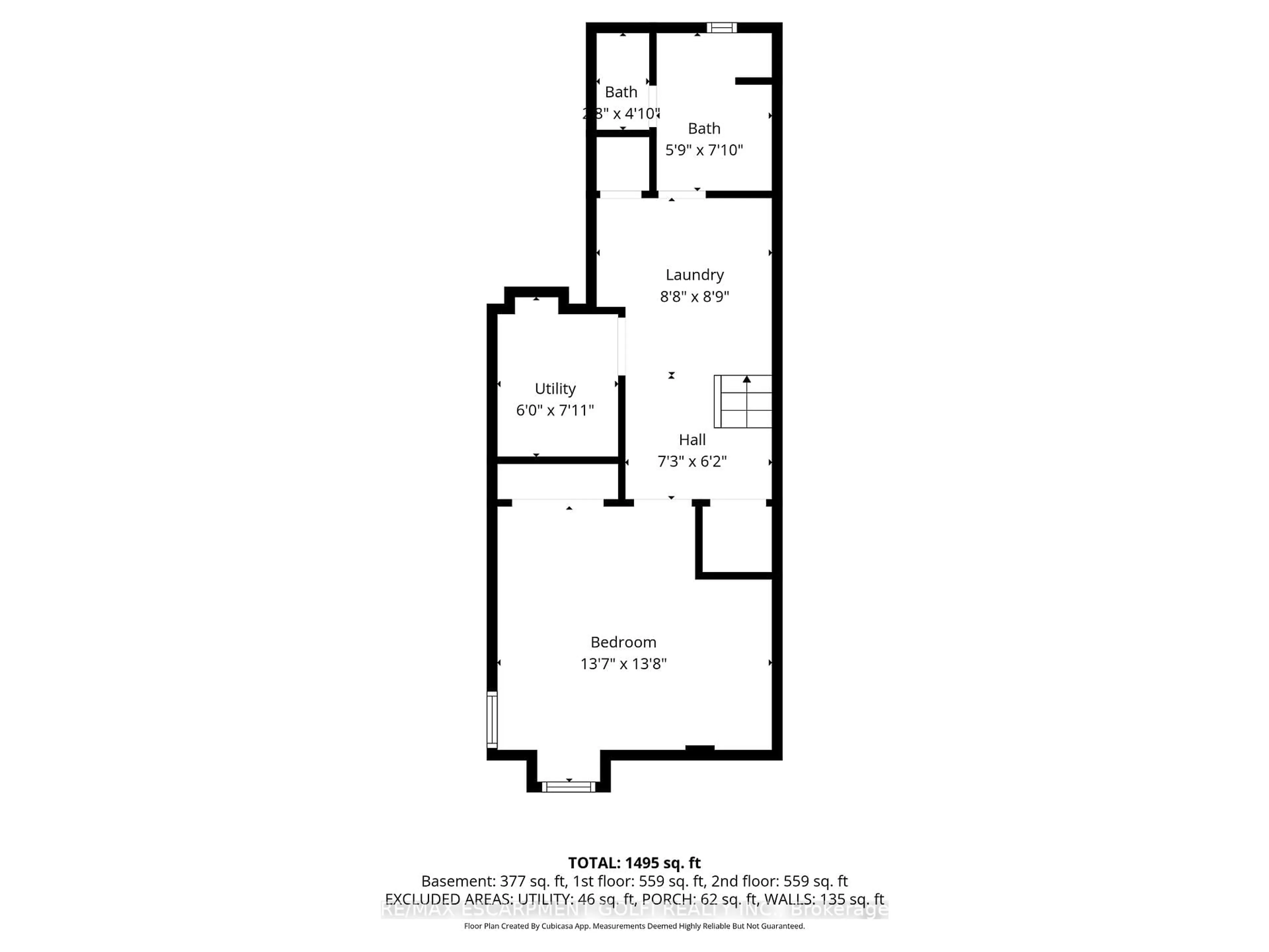 Floor plan for 309 Mary St, Hamilton Ontario L8L 4W3