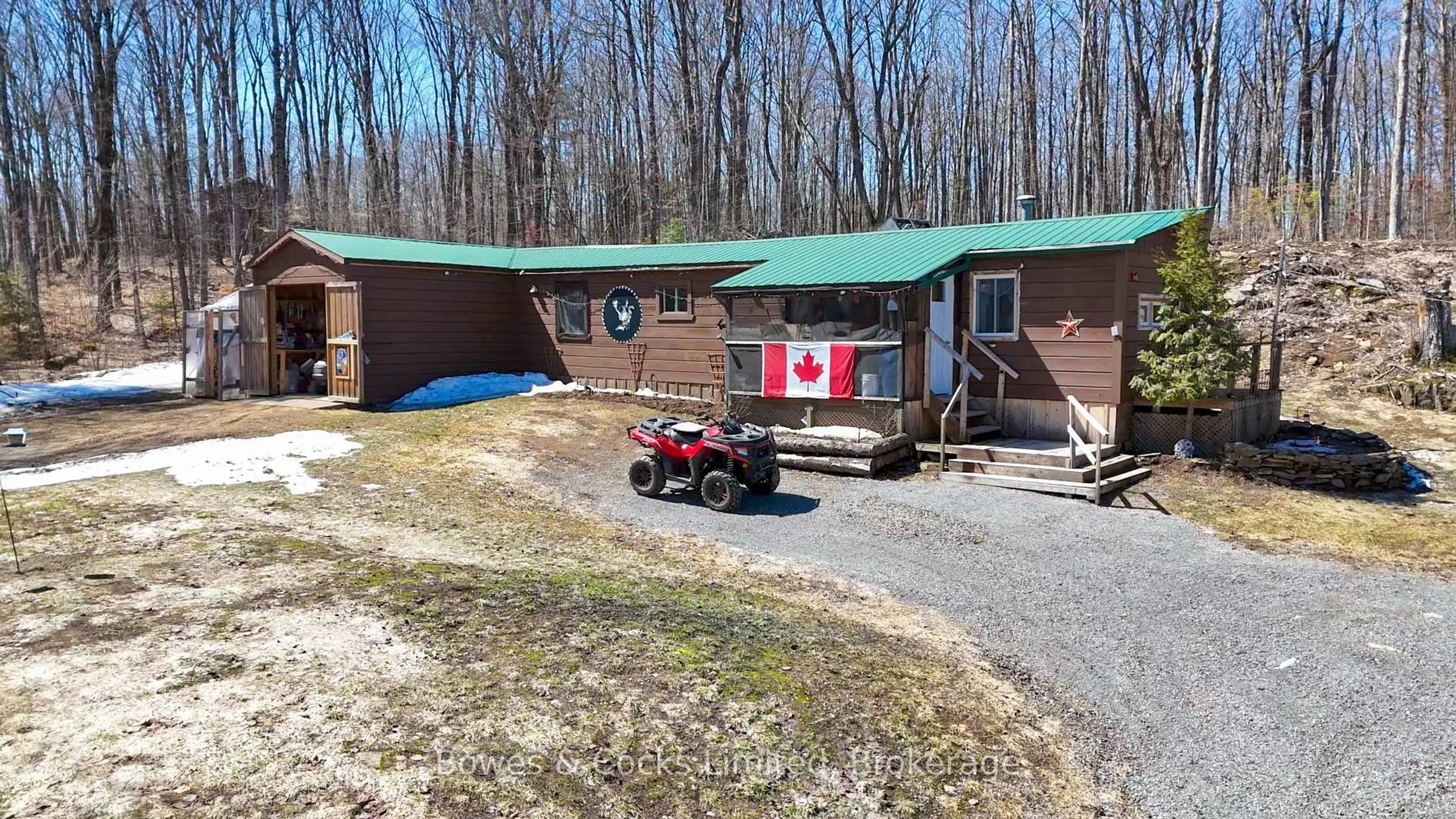 A pic from outside/outdoor area/front of a property/back of a property/a pic from drone, unknown for 2108 Old Hastings Rd, Coe Hill Ontario K0L 1P0