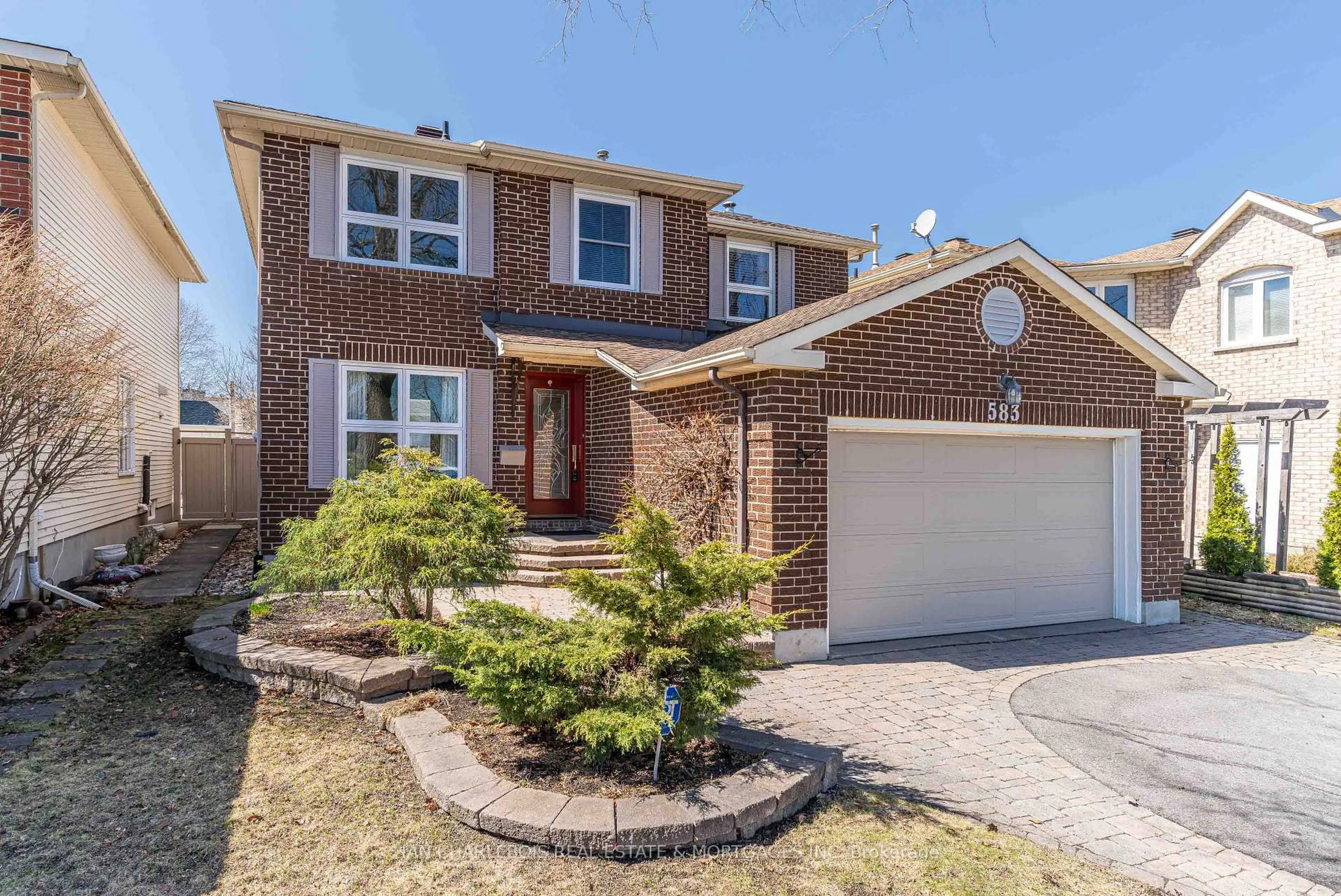 Home with brick exterior material, street for 583 Apollo Way, Orleans Ontario K4A 1T7