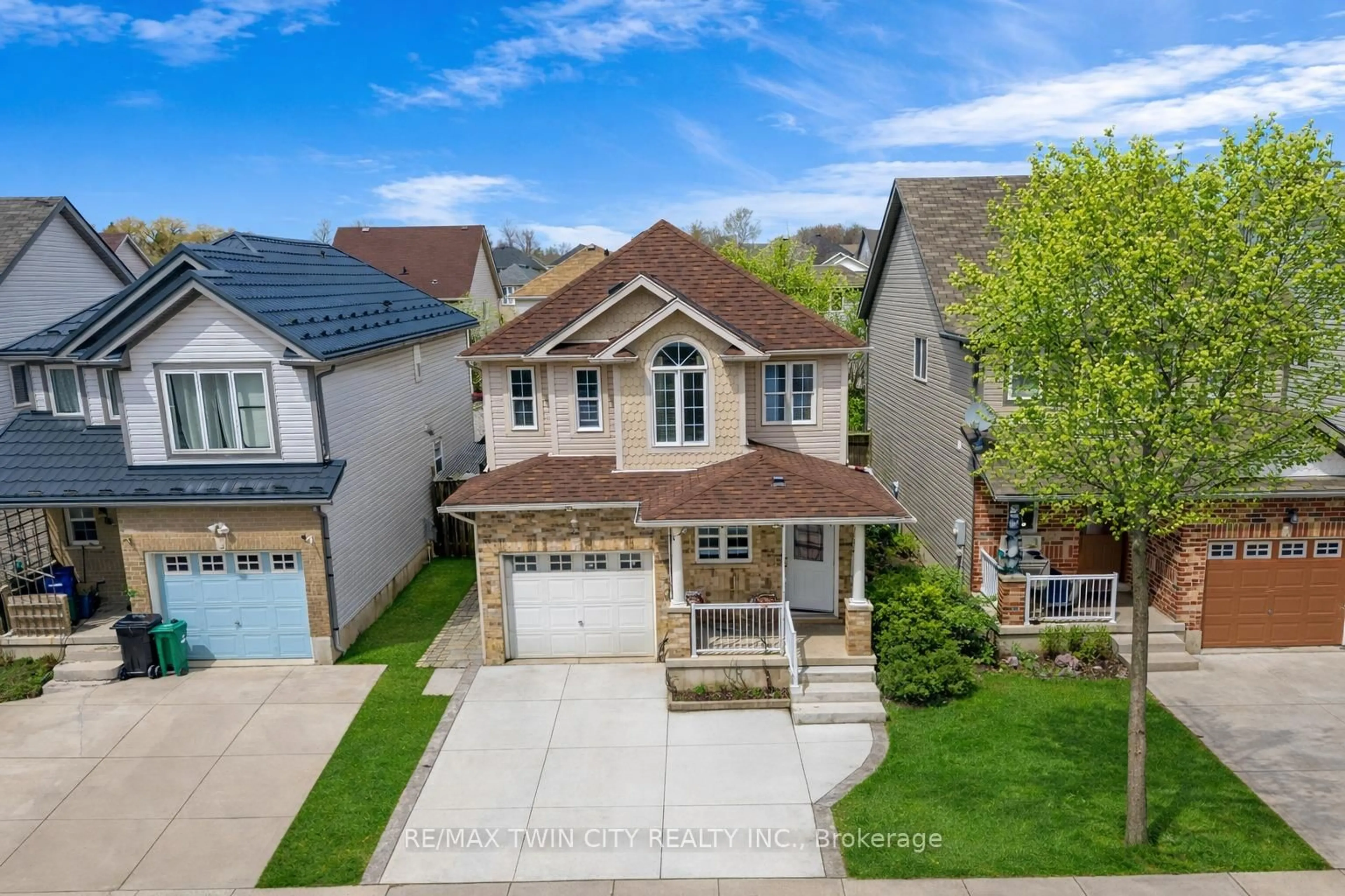 A pic from outside/outdoor area/front of a property/back of a property/a pic from drone, street for 22 Dahlia St, Kitchener Ontario N2E 4A9