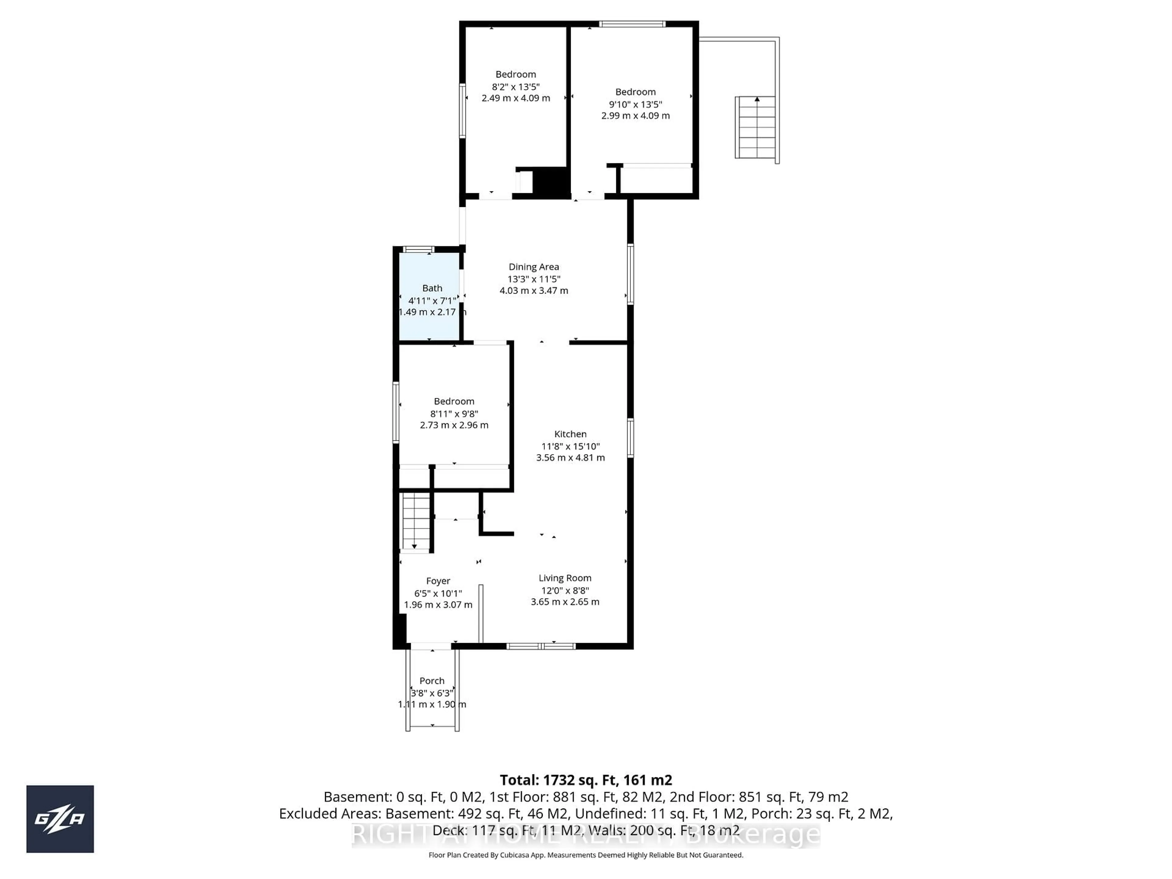 Floor plan for 209 Marier Ave, Ottawa Ontario K1L 5R4