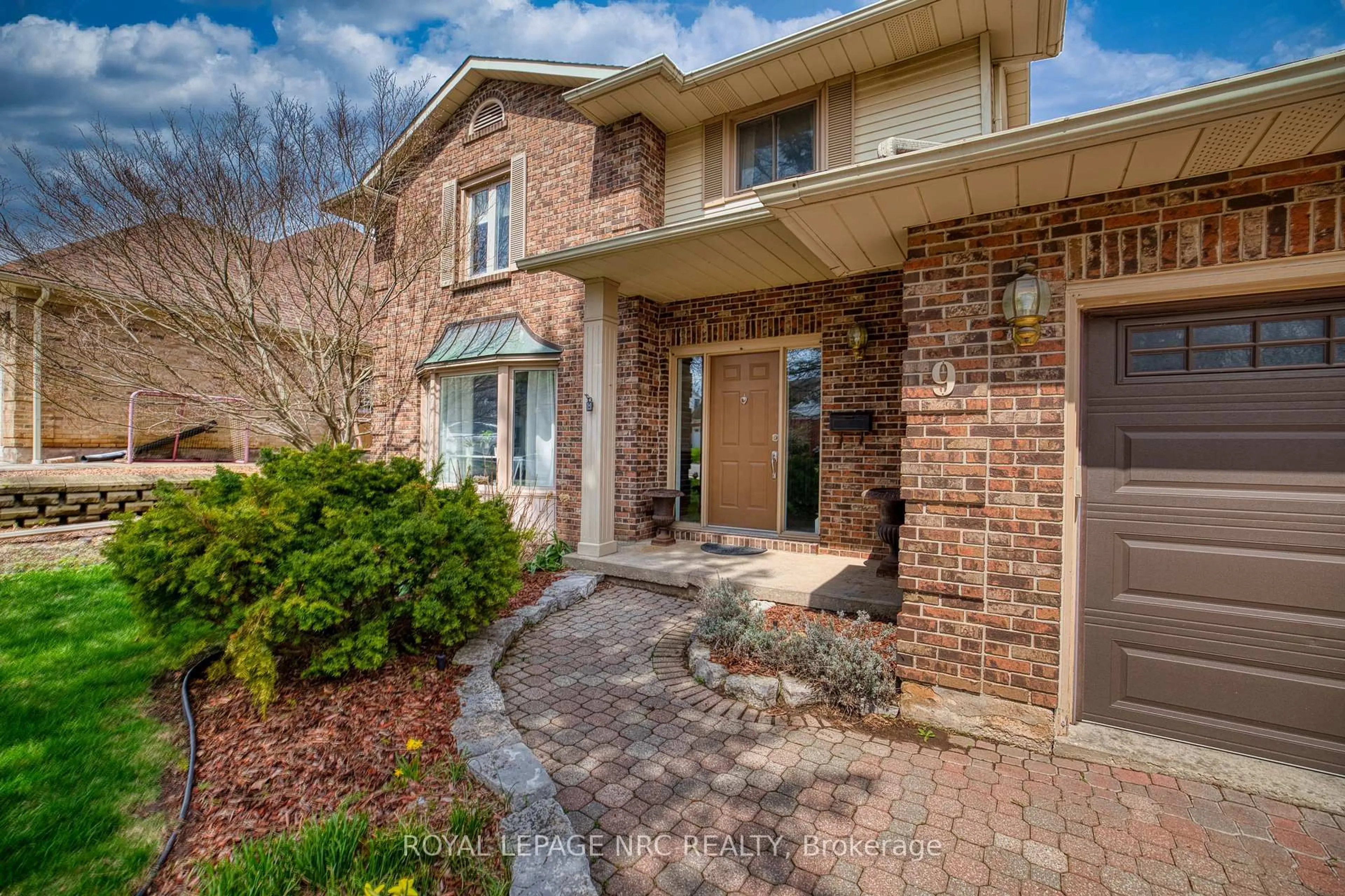 Home with brick exterior material, street for 9 Nursery Lane, Pelham Ontario L0S 1E1