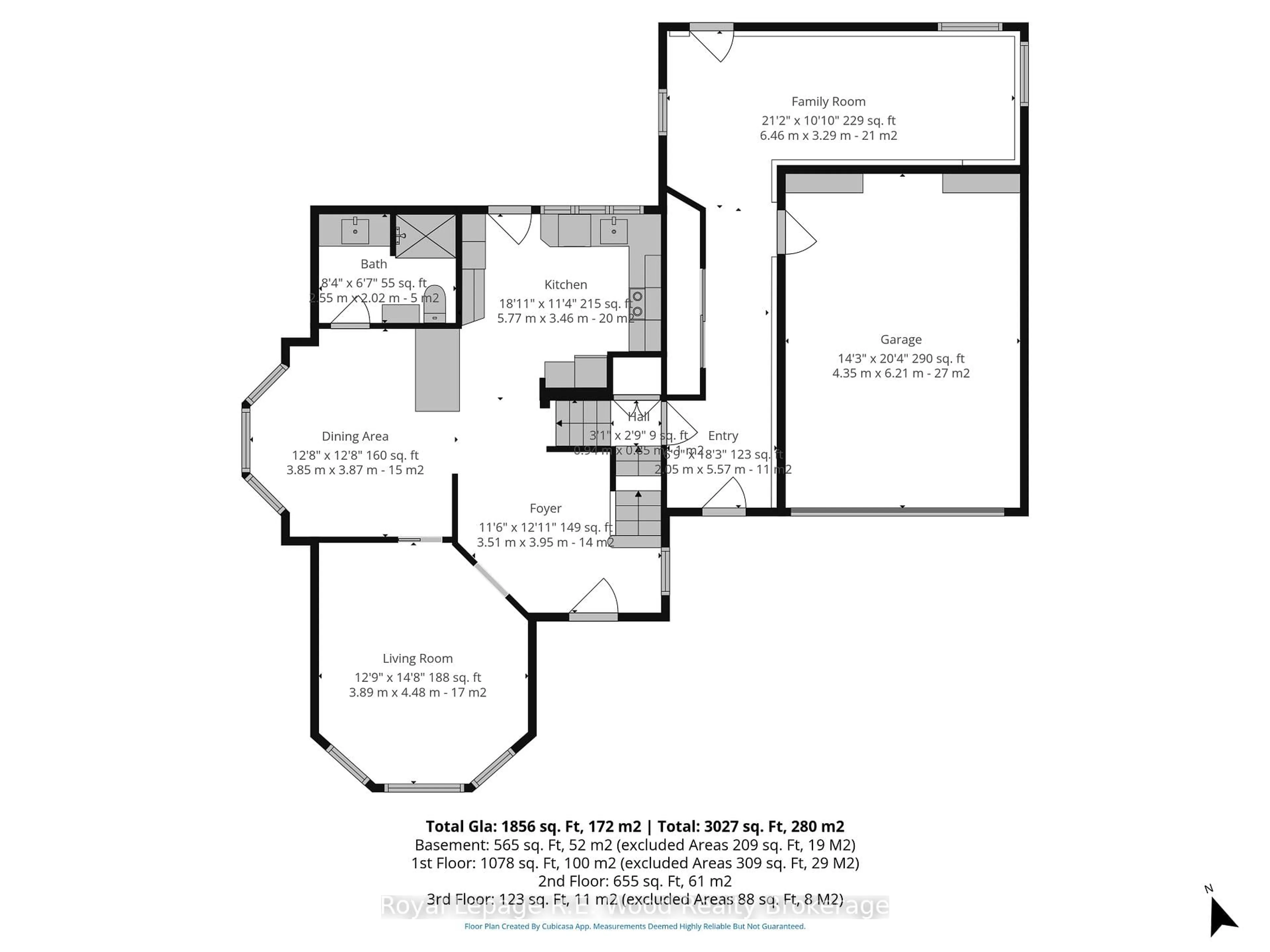 Floor plan for 10 George St, Tillsonburg Ontario N4G 2N2