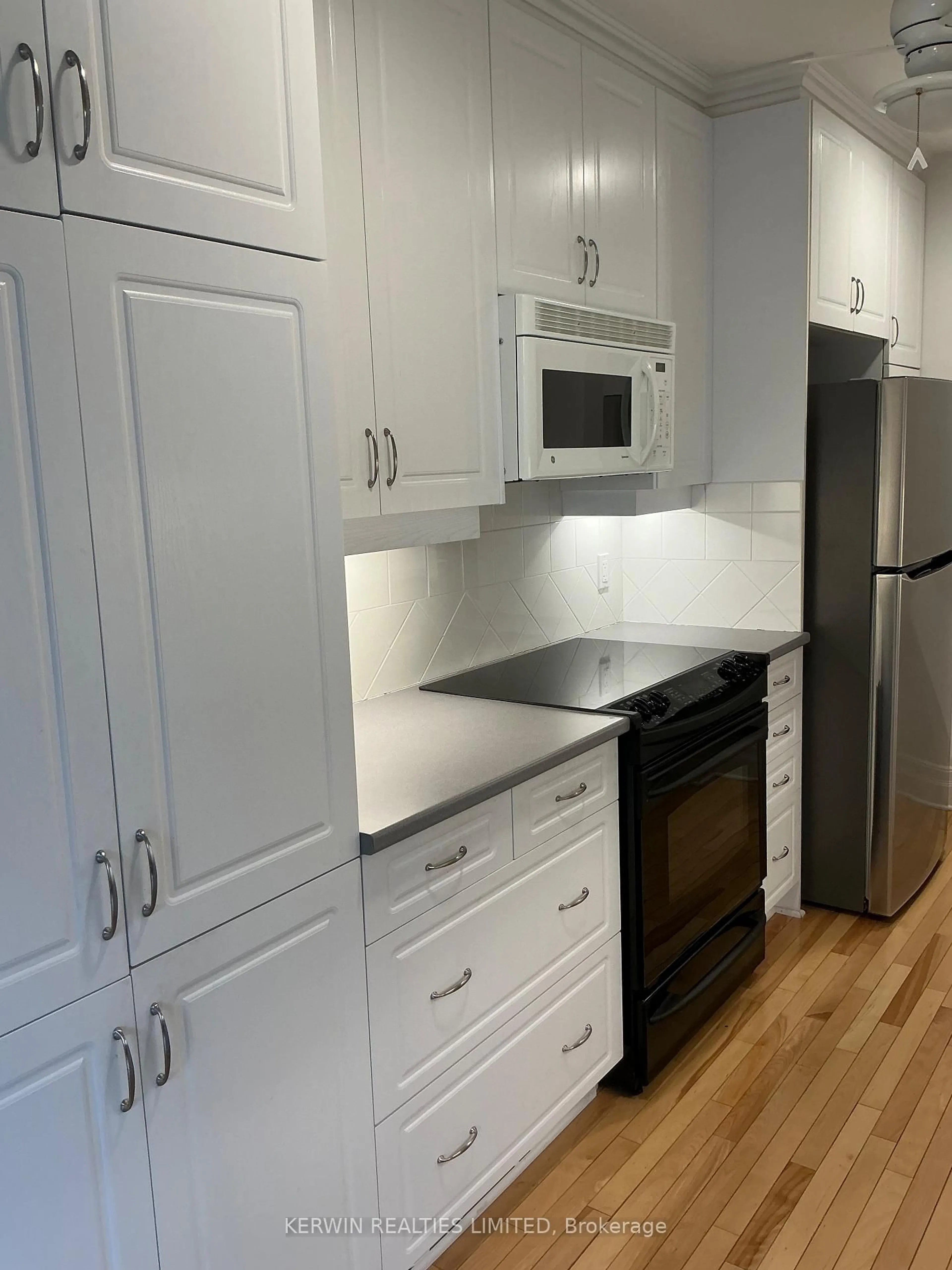Standard kitchen, wood/laminate floor for 375 Lisgar St #304, Ottawa Ontario K2P 0E3
