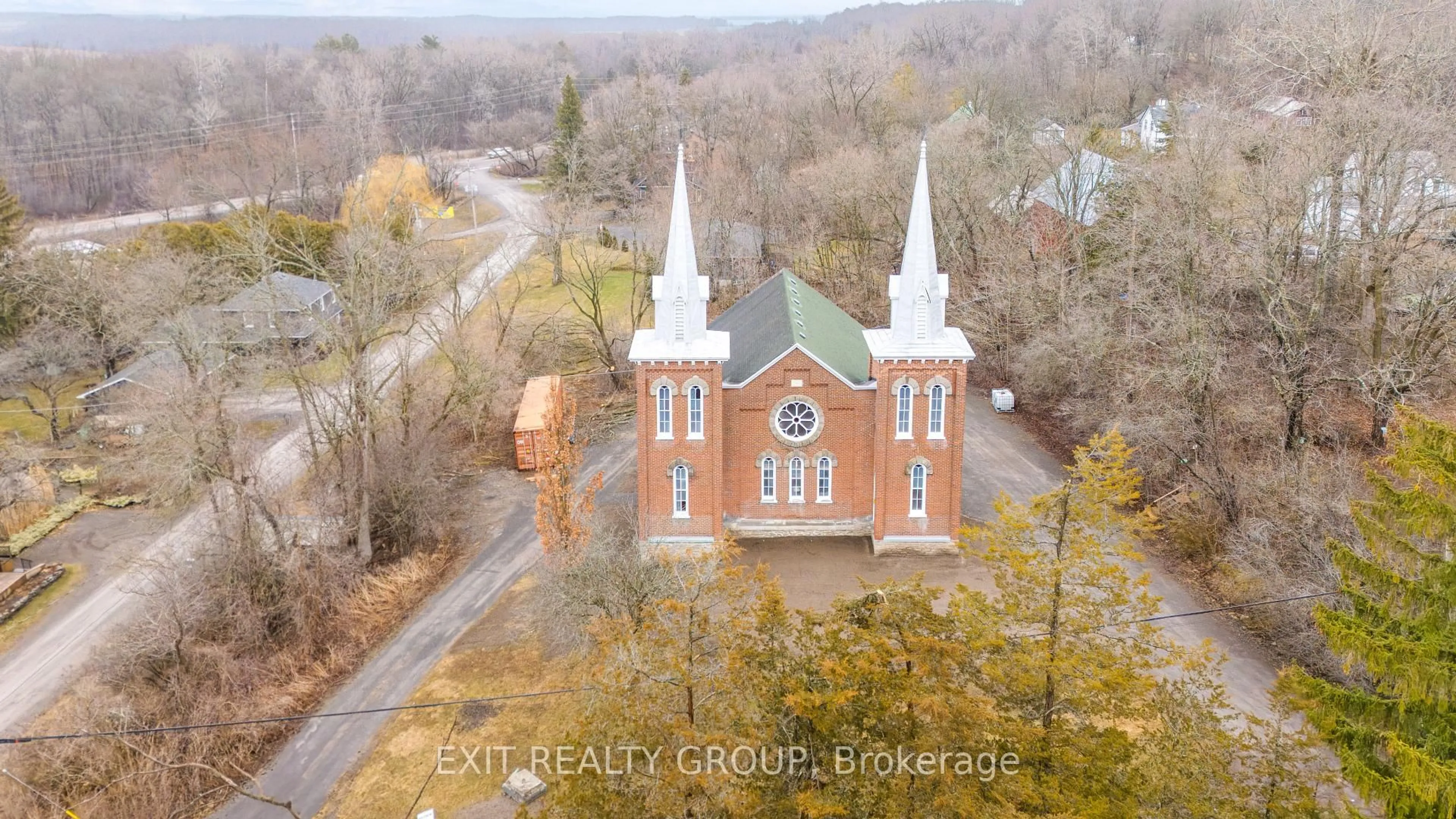A pic from outside/outdoor area/front of a property/back of a property/a pic from drone, building for 44 Union Rd, Prince Edward County Ontario K8N 4Z7