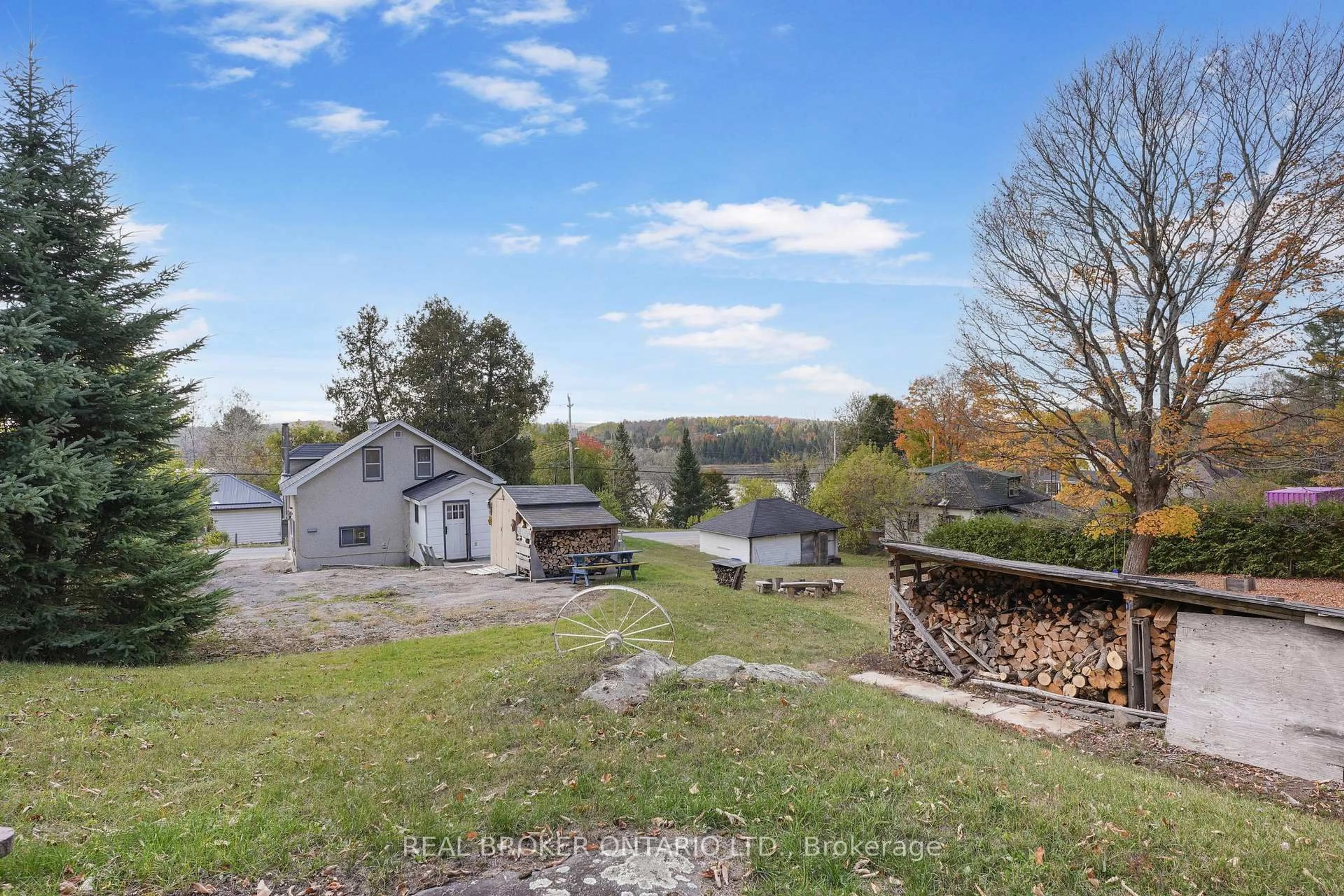 A pic from outside/outdoor area/front of a property/back of a property/a pic from drone, unknown for 79 & 85 Bridge St, Denbigh Ontario K0H 1L0