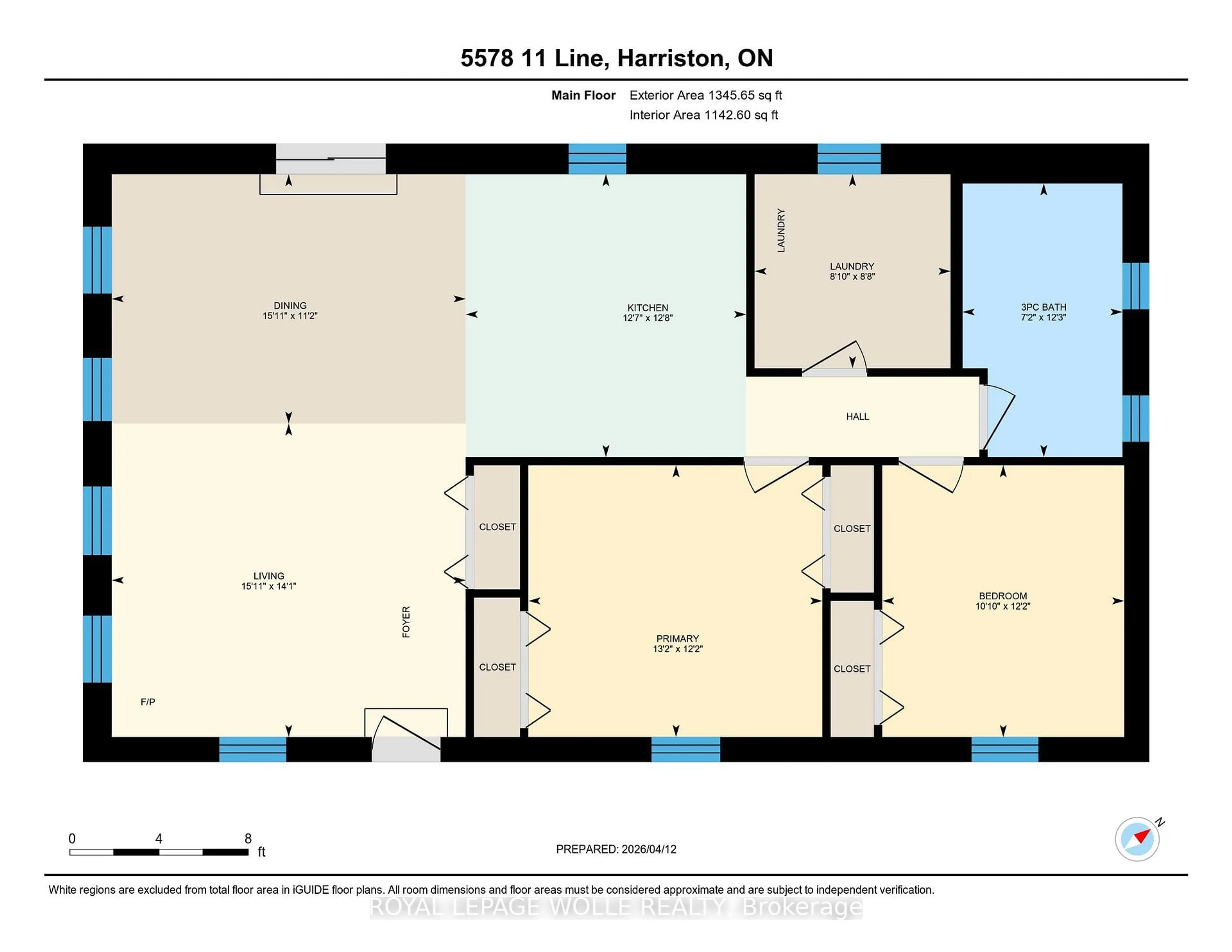 Floor plan for 5578 11th Line, Minto Ontario N0G 1Z0