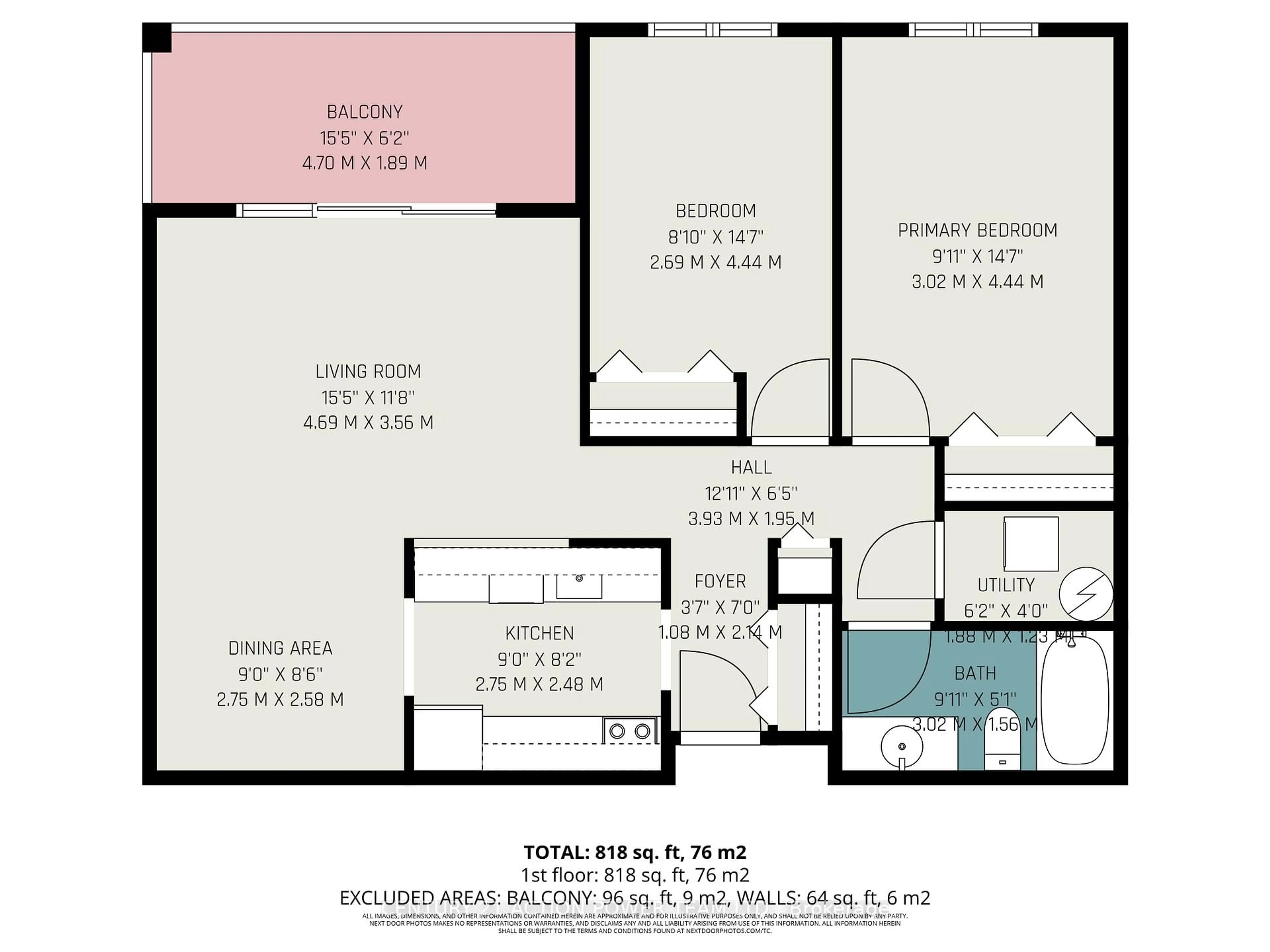Floor plan for 316 Savard Ave #110, Ottawa Ontario K1L 7S2