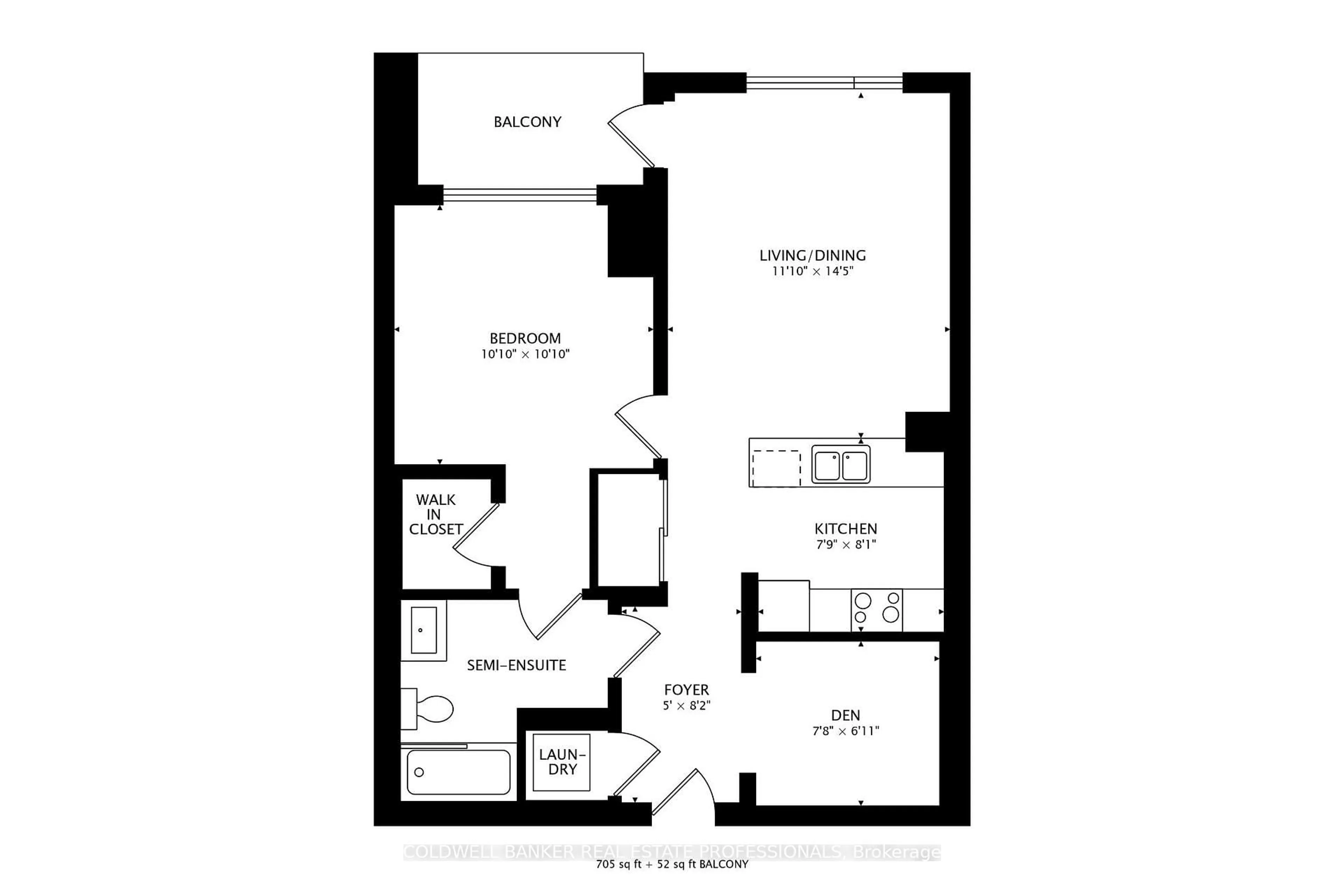 Floor plan for 600 North Service Rd #602, Hamilton Ontario L8E 0L2