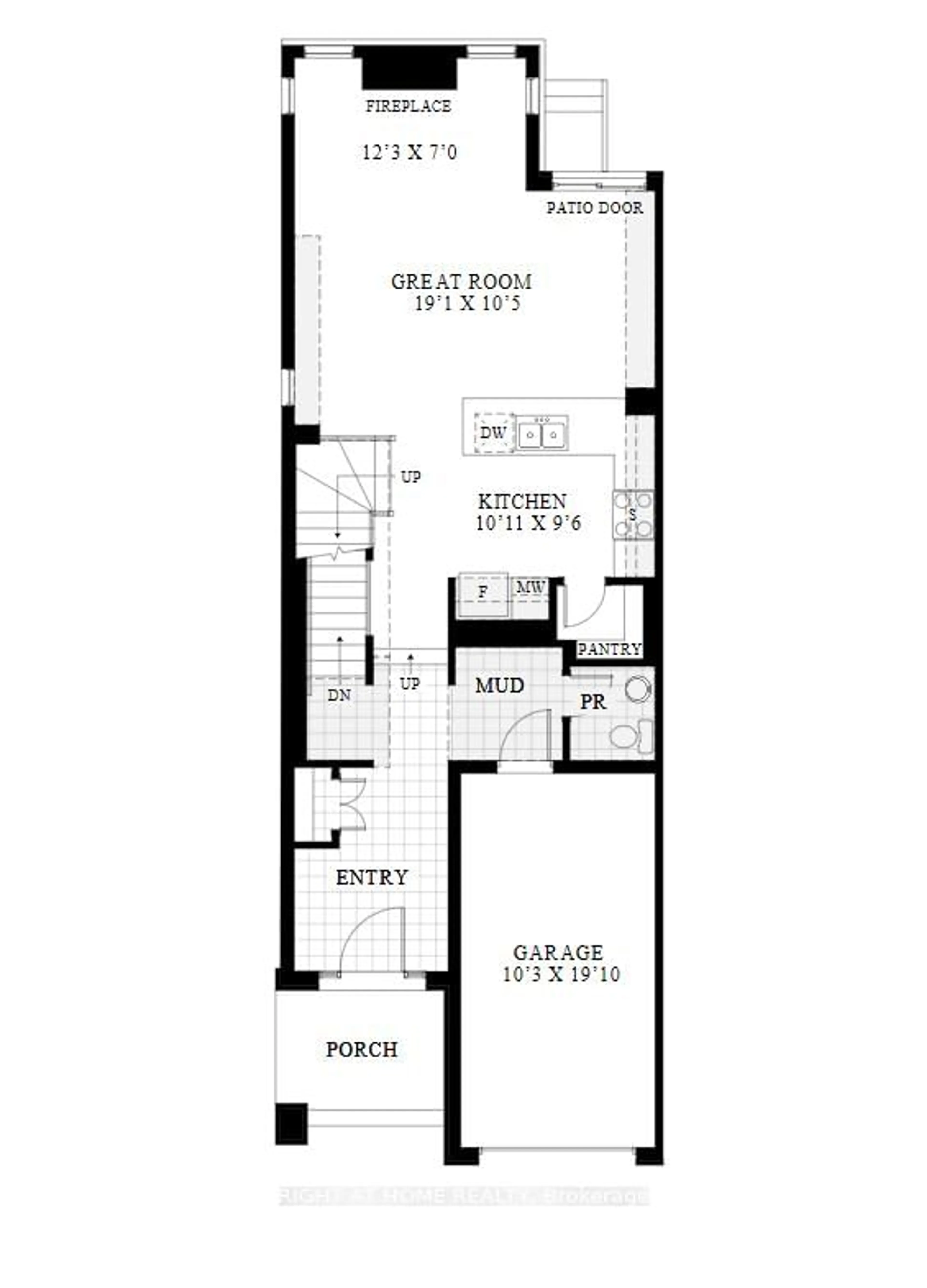 Floor plan for 500 Triangle St, Ottawa Ontario K2V 0M8