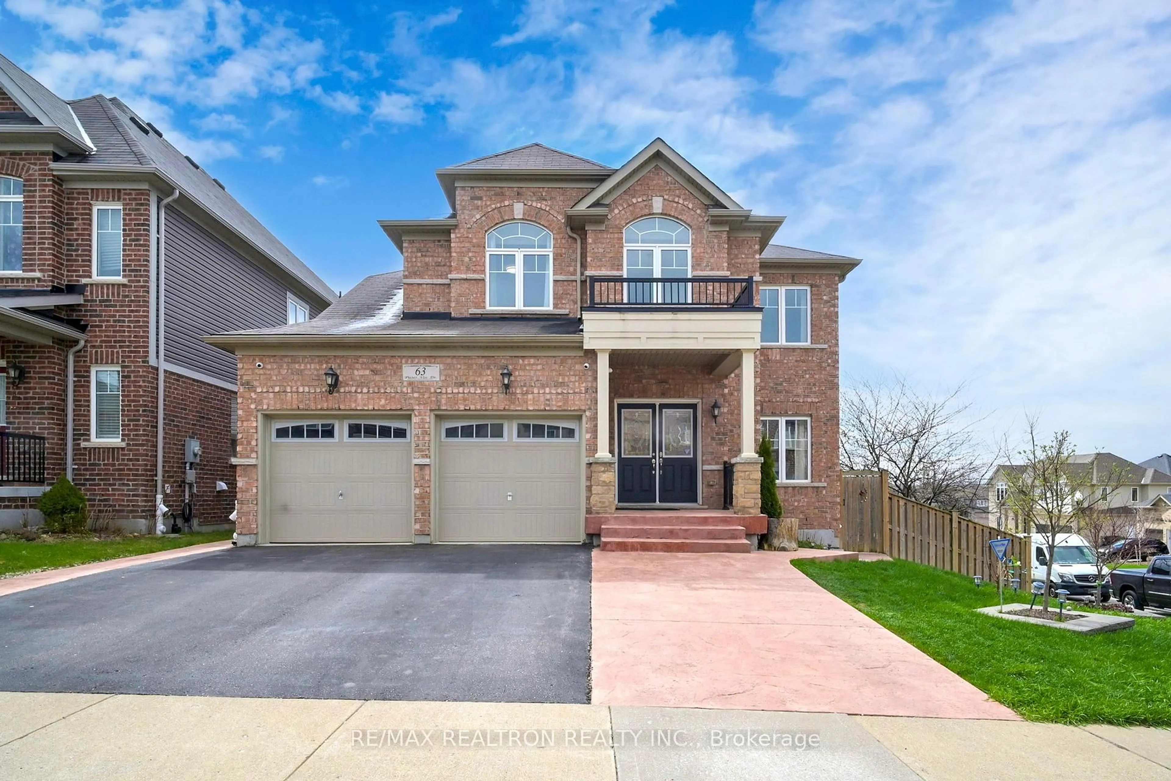 Home with brick exterior material, street for 63 Pieter Vos Dr, Kitchener Ontario N2P 0G2