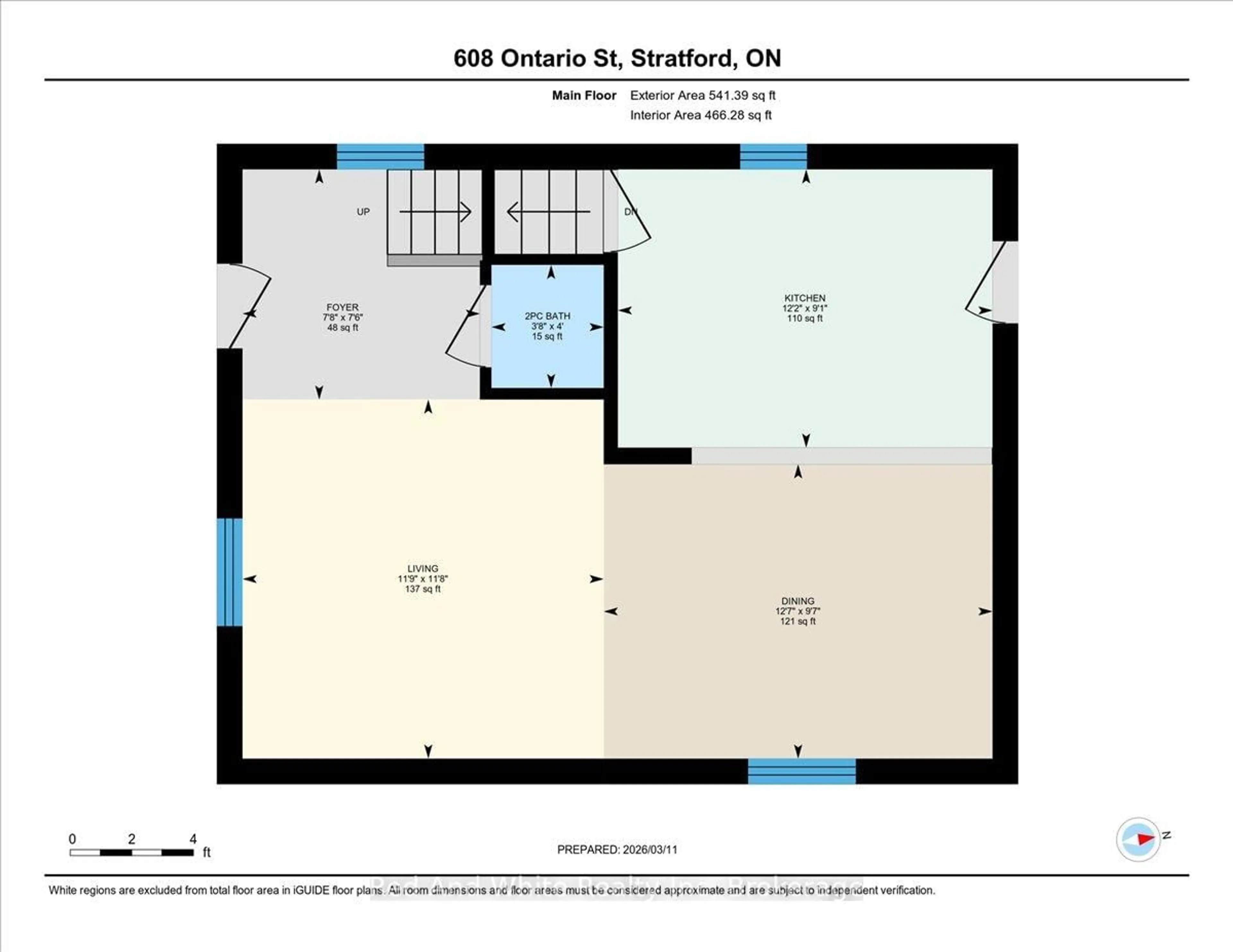 Floor plan for 608 Ontario St, Stratford Ontario N5A 3J5