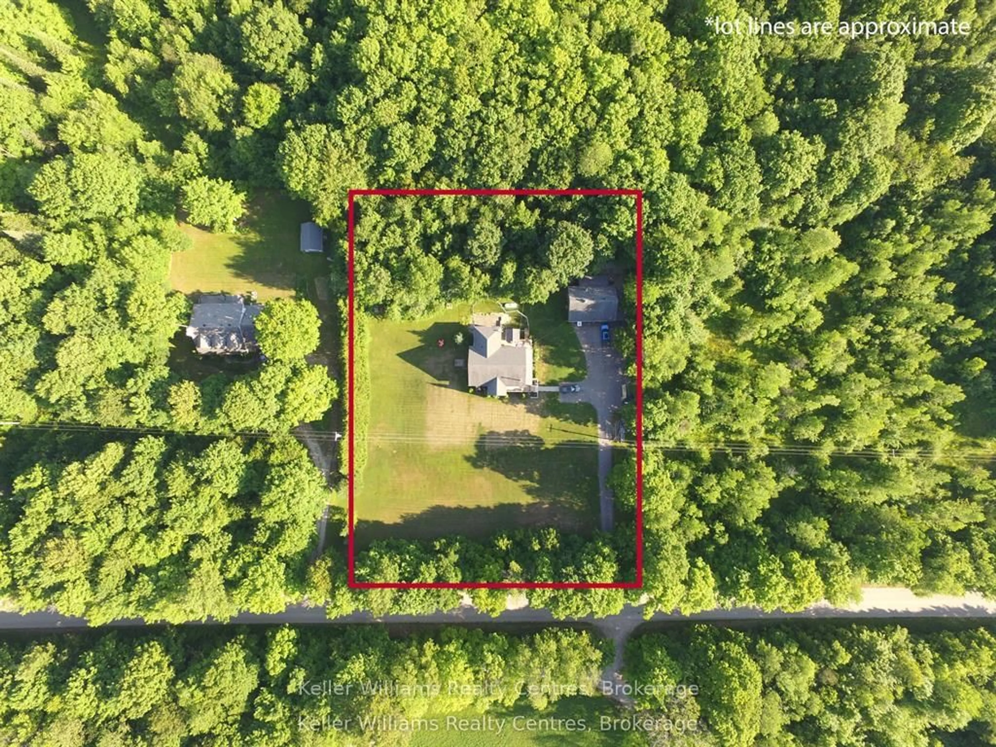 A pic from outside/outdoor area/front of a property/back of a property/a pic from drone, unknown for 462028 Concession 24, Georgian Bluffs Ontario N0H 2T0