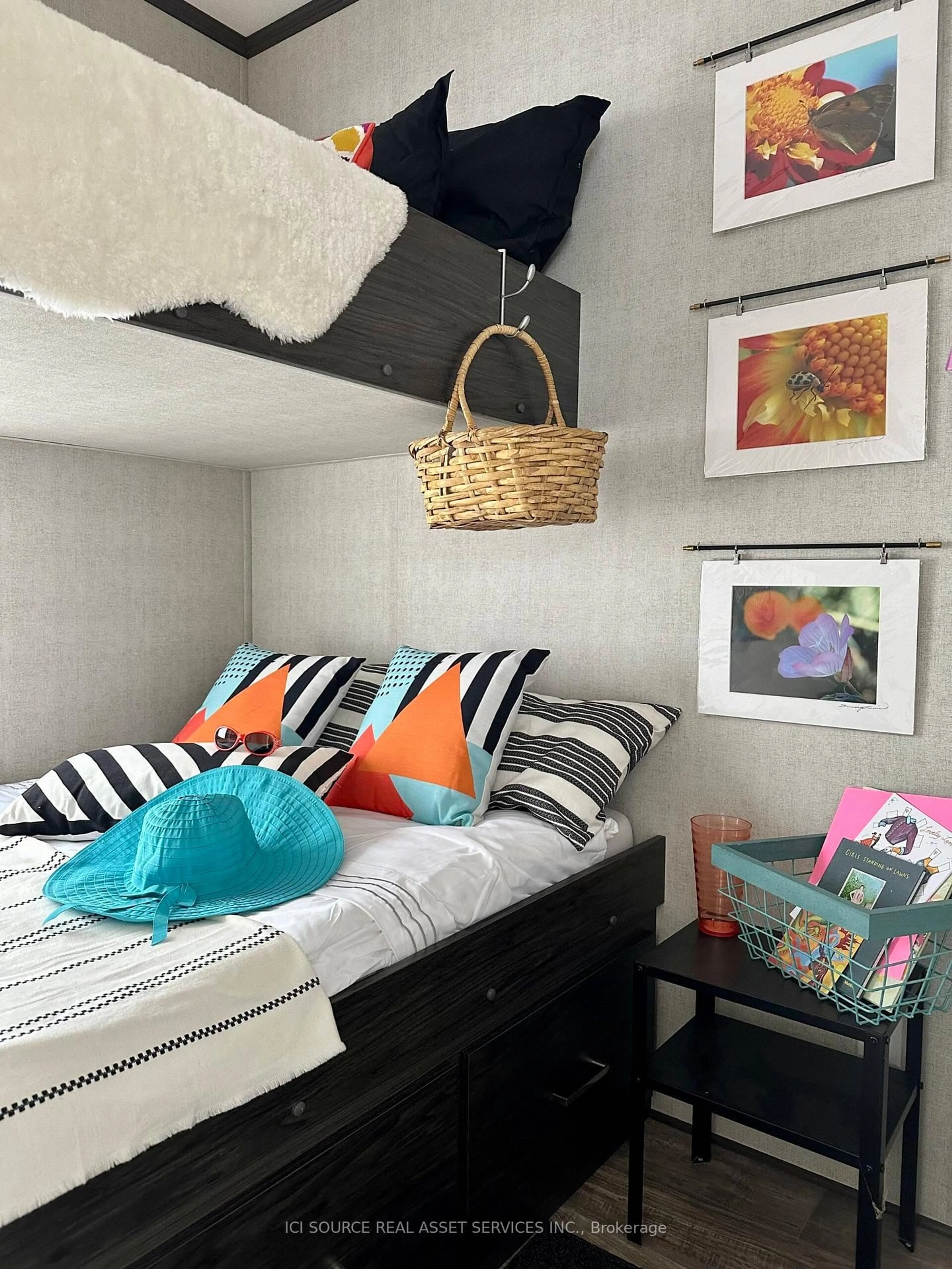 Bedroom with bed, wood/laminate floor for 7100 County Rd 18 #WVRLY, Alnwick/Haldimand Ontario K0K 2X0