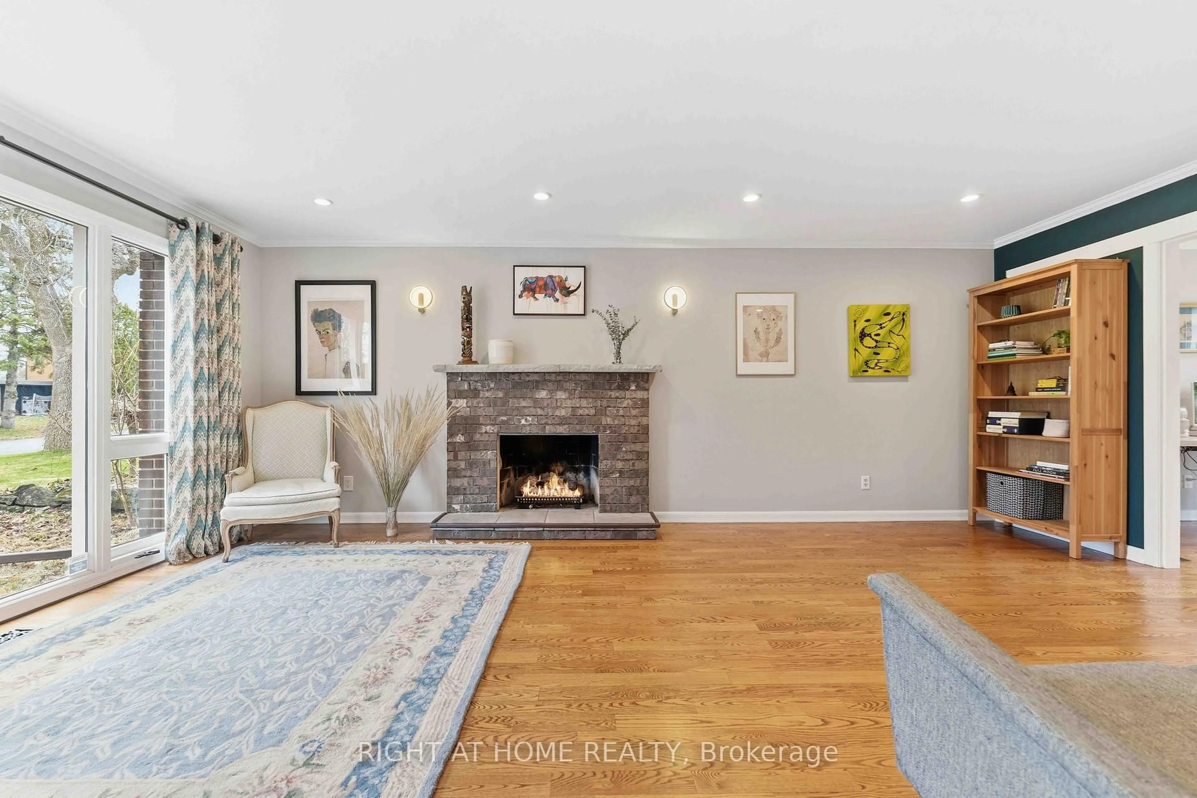 Living room with furniture, unknown for 45 Banting Way, Kanata Ontario K2K 1P7