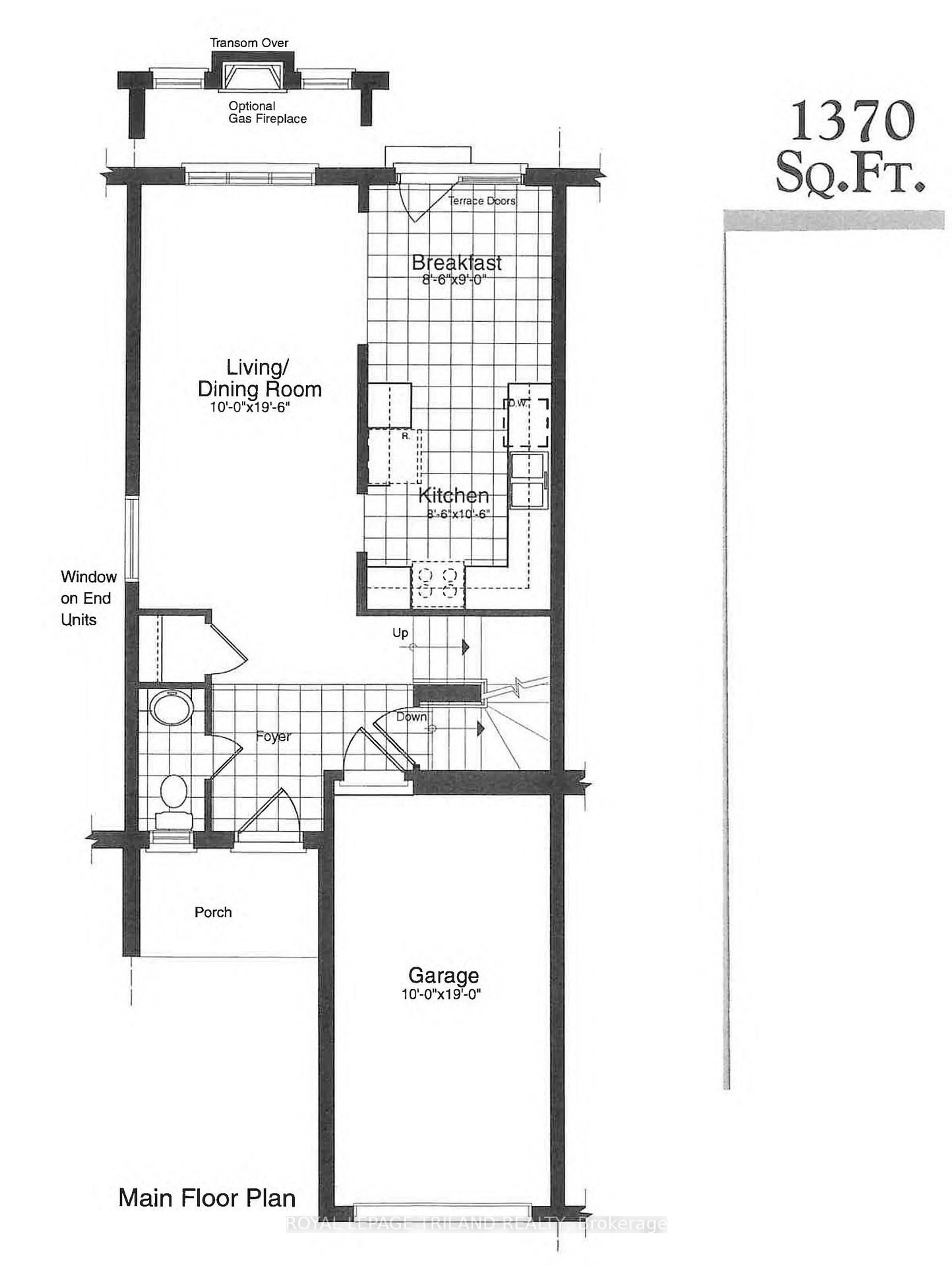 Floor plan for 505 Proudfoot Lane #25, London North Ontario N6H 5N8