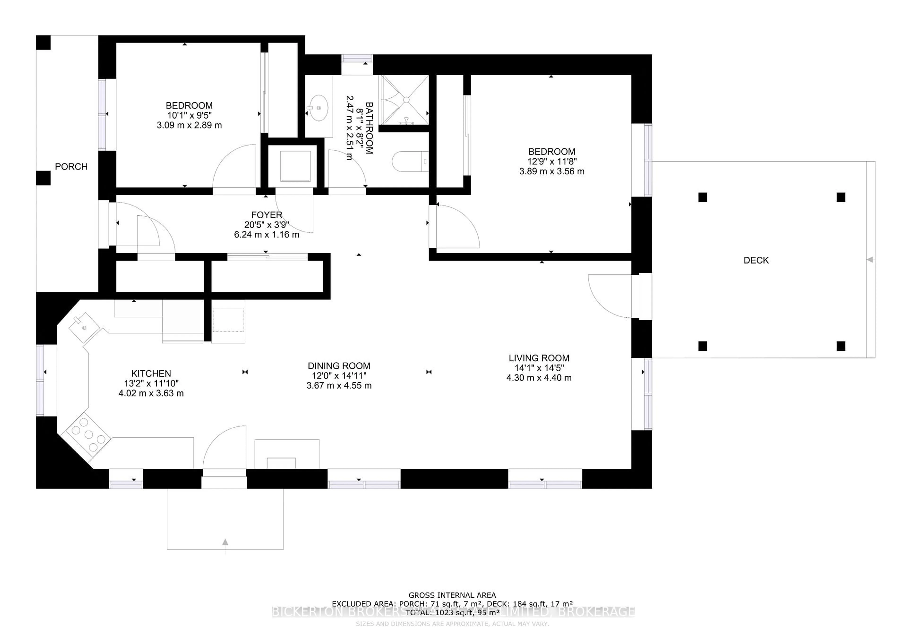 Floor plan for 6 Yonge St, Lansdowne Village Ontario K0E 1L0