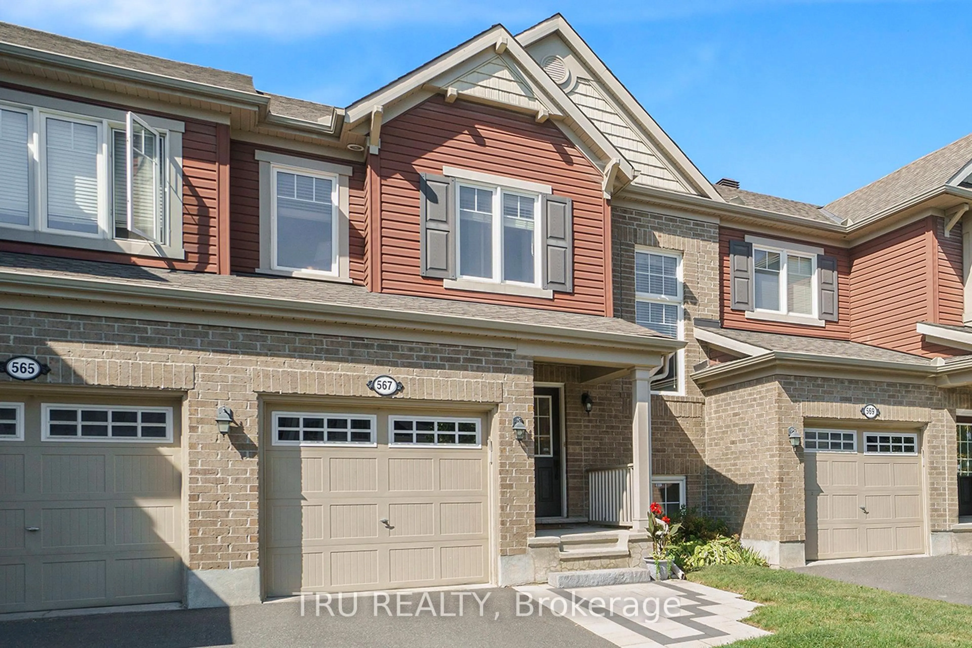 Home with brick exterior material, street for 567 Millars Sound Way, Ottawa Ontario K2J 6K5