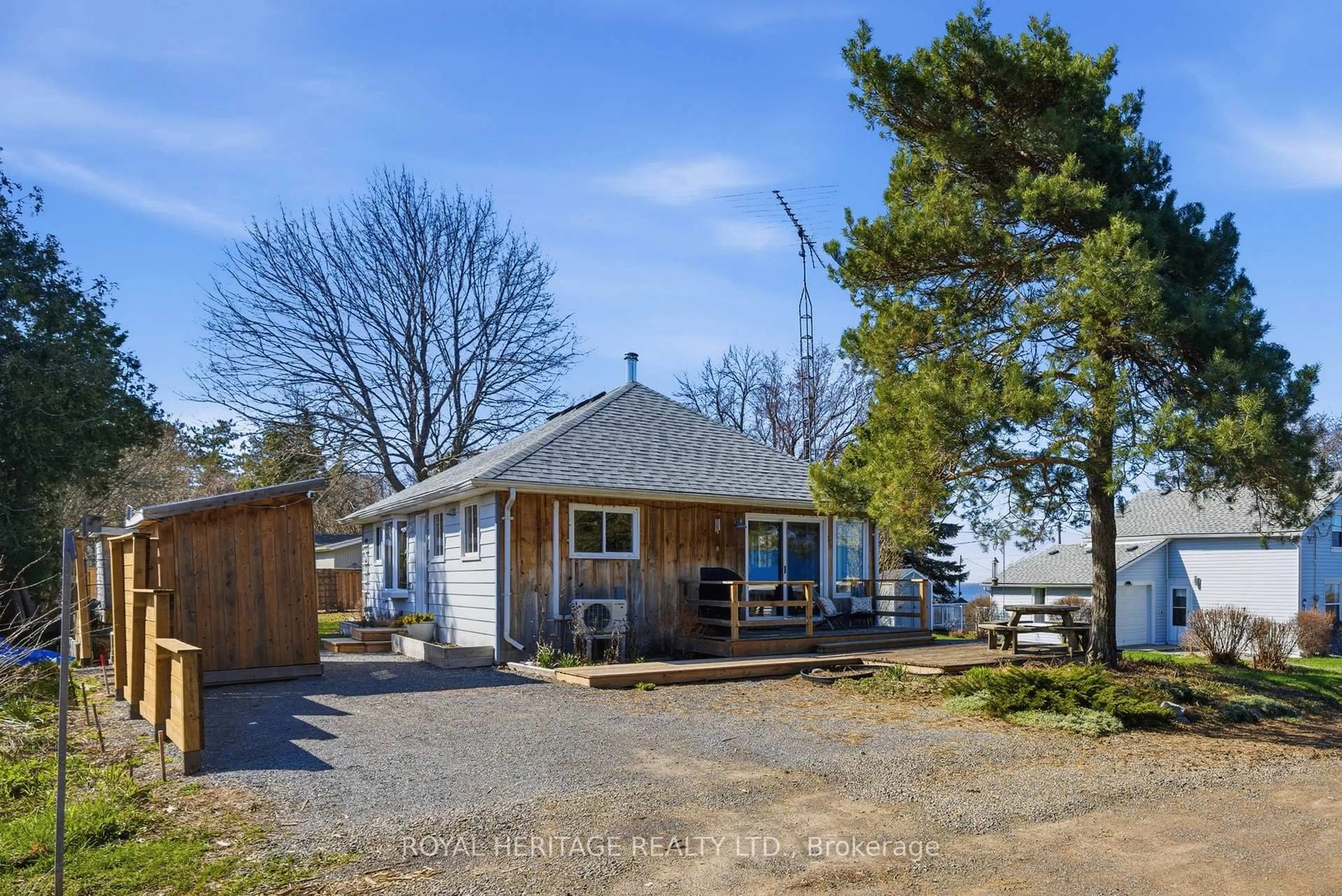 A pic from outside/outdoor area/front of a property/back of a property/a pic from drone, water/lake/river/ocean view for 2 Langdon Ave, Brighton Ontario K0K 1H0