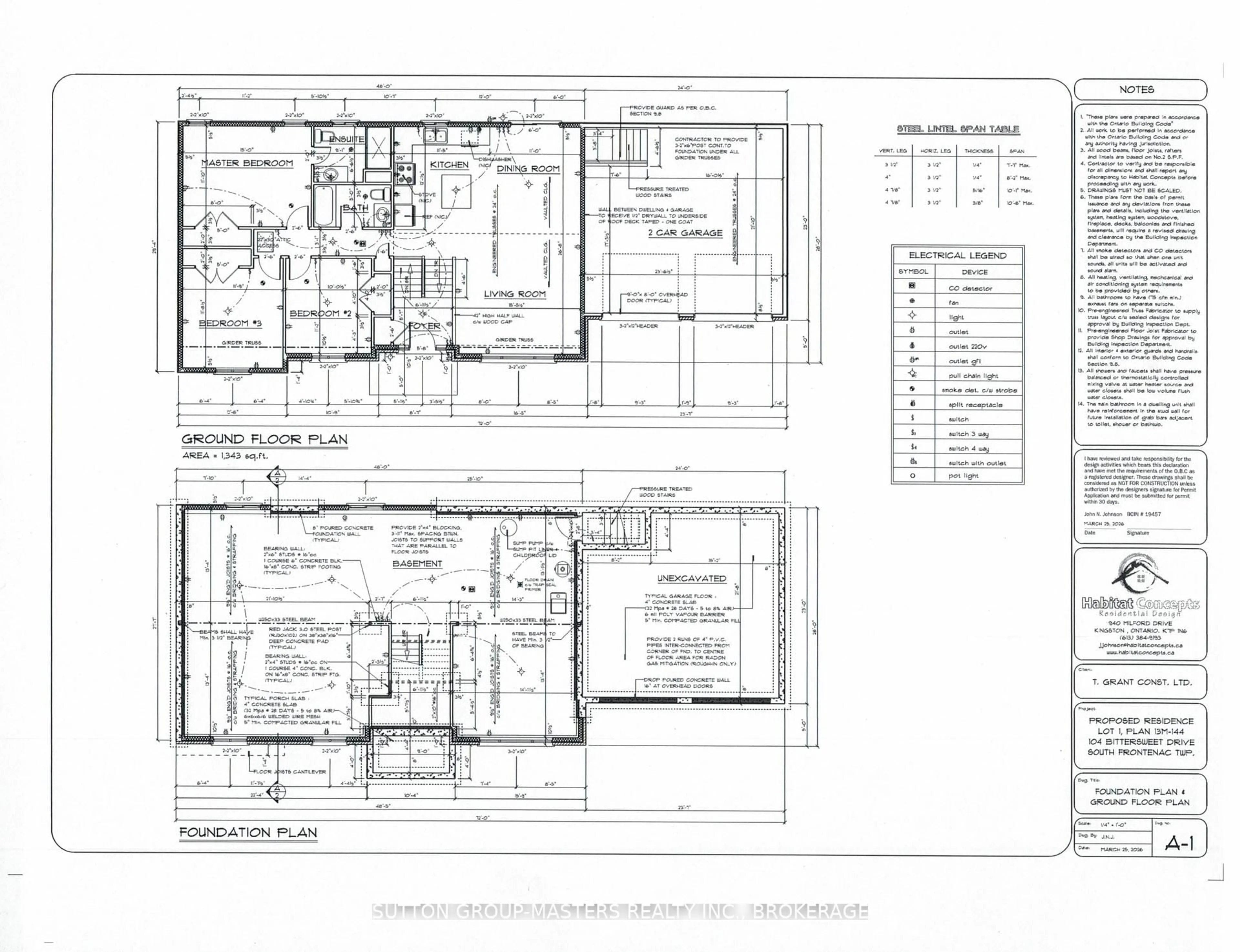 Floor plan for 104 BITTERSWEET Rd, Hartington Ontario K0H 1W0