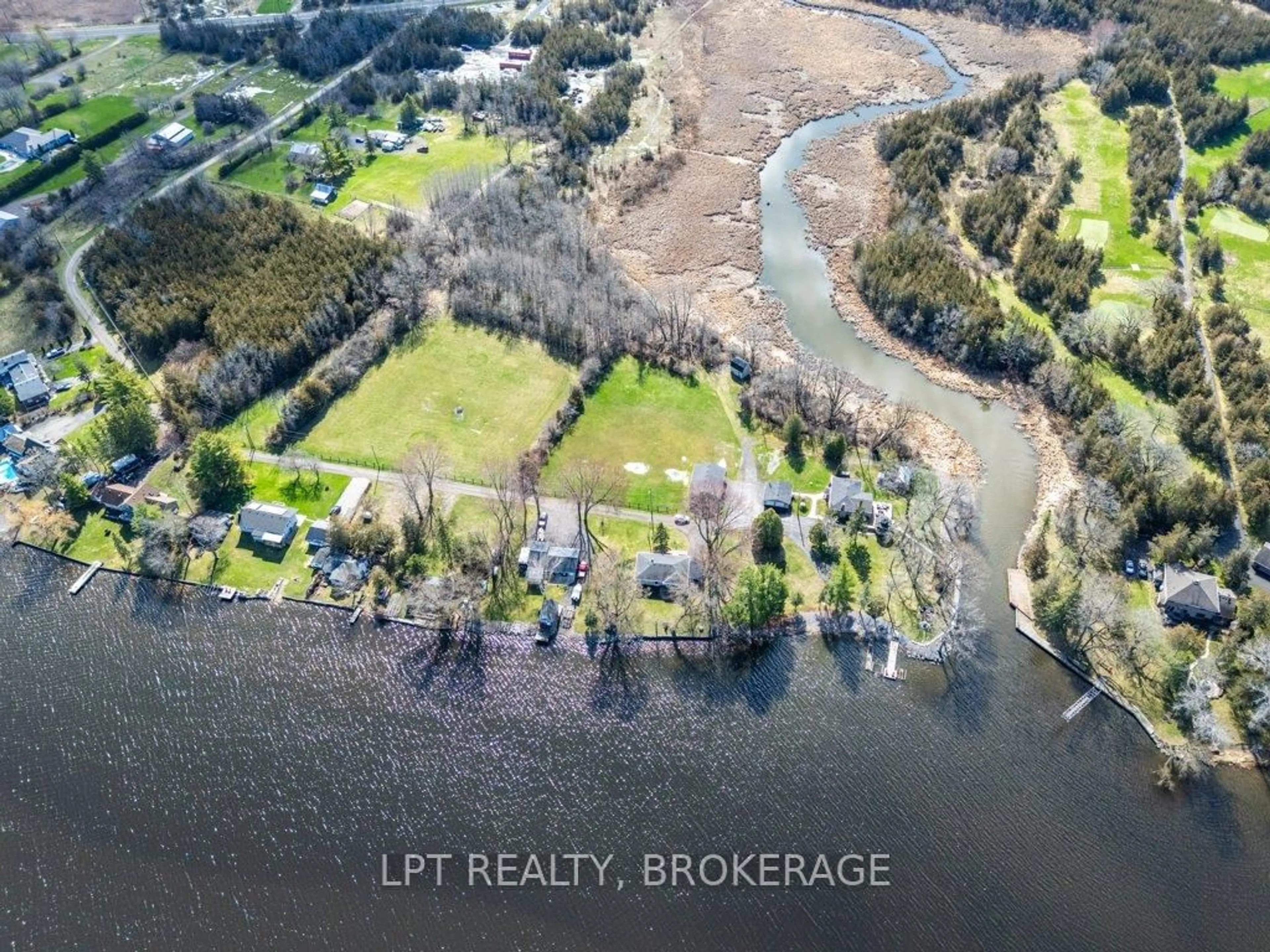A pic from outside/outdoor area/front of a property/back of a property/a pic from drone, water/lake/river/ocean view for 1137i County 9 Rd, Greater Napanee Ontario K7R 0E4