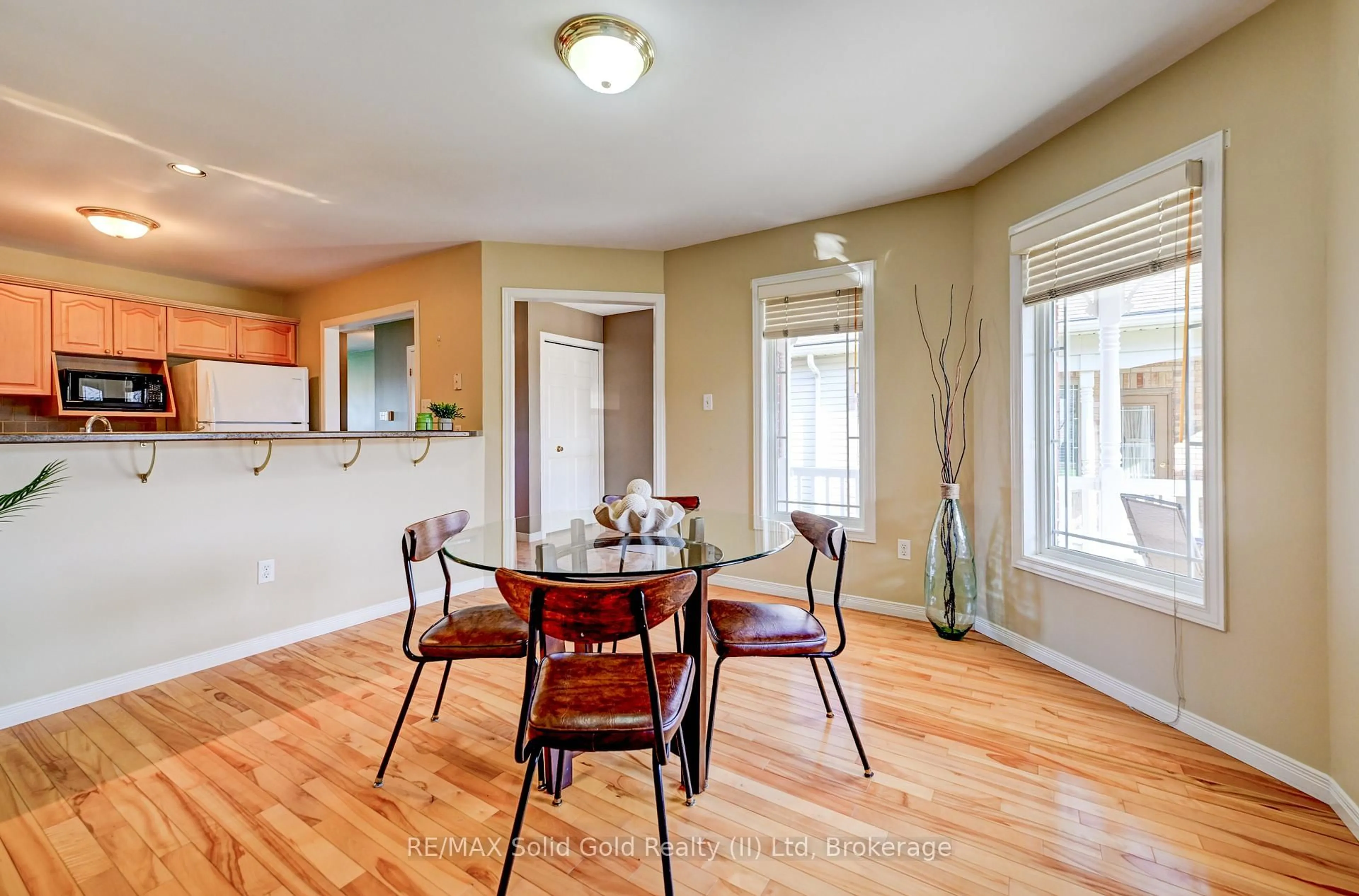 Dining room, wood/laminate floor for 1662 Erbs Rd #8, Wilmot Ontario N0B 2L0