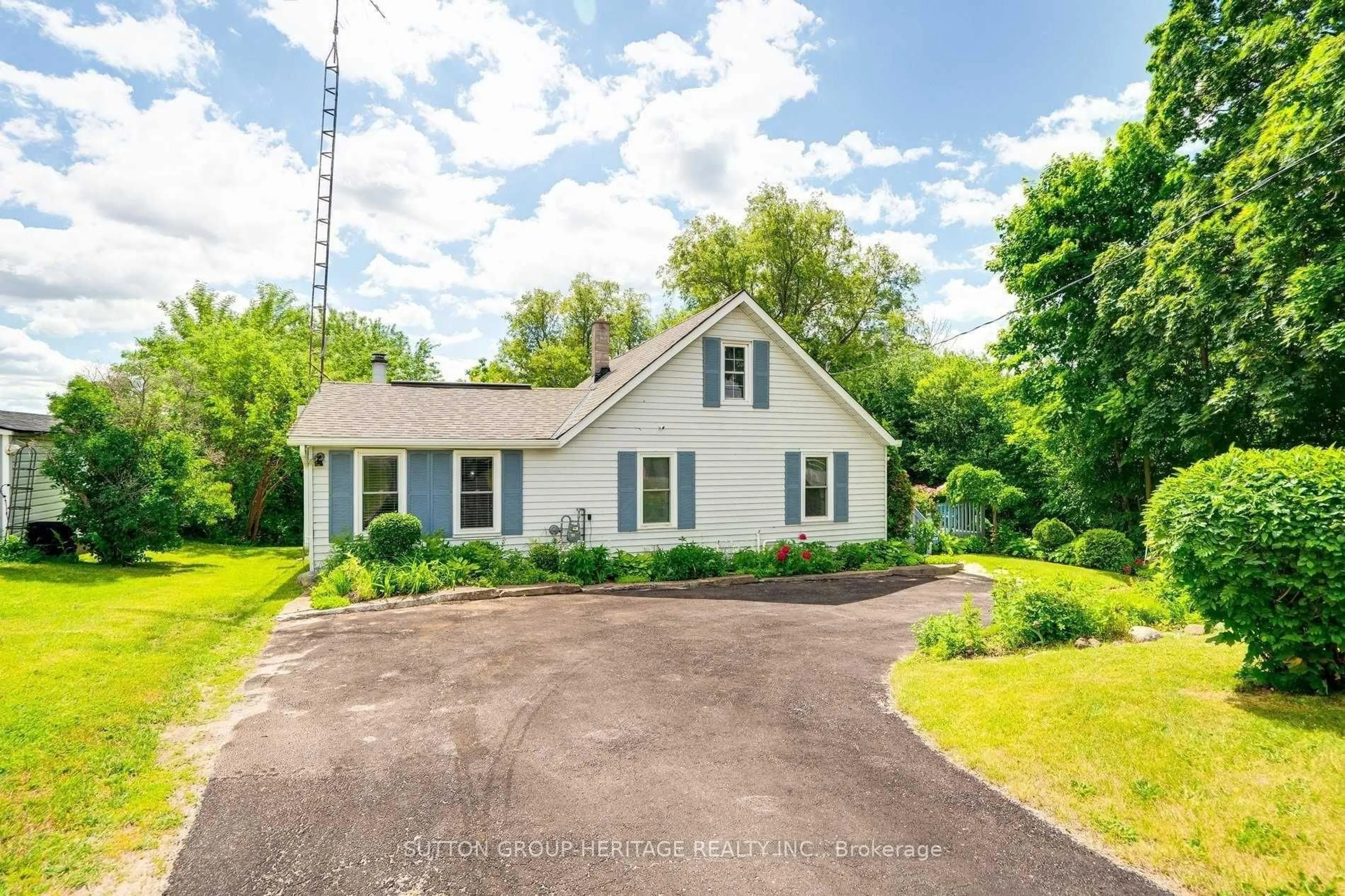A pic from outside/outdoor area/front of a property/back of a property/a pic from drone, street for 4155 County Road 45 Rd, Cobourg Ontario K9A 0X3