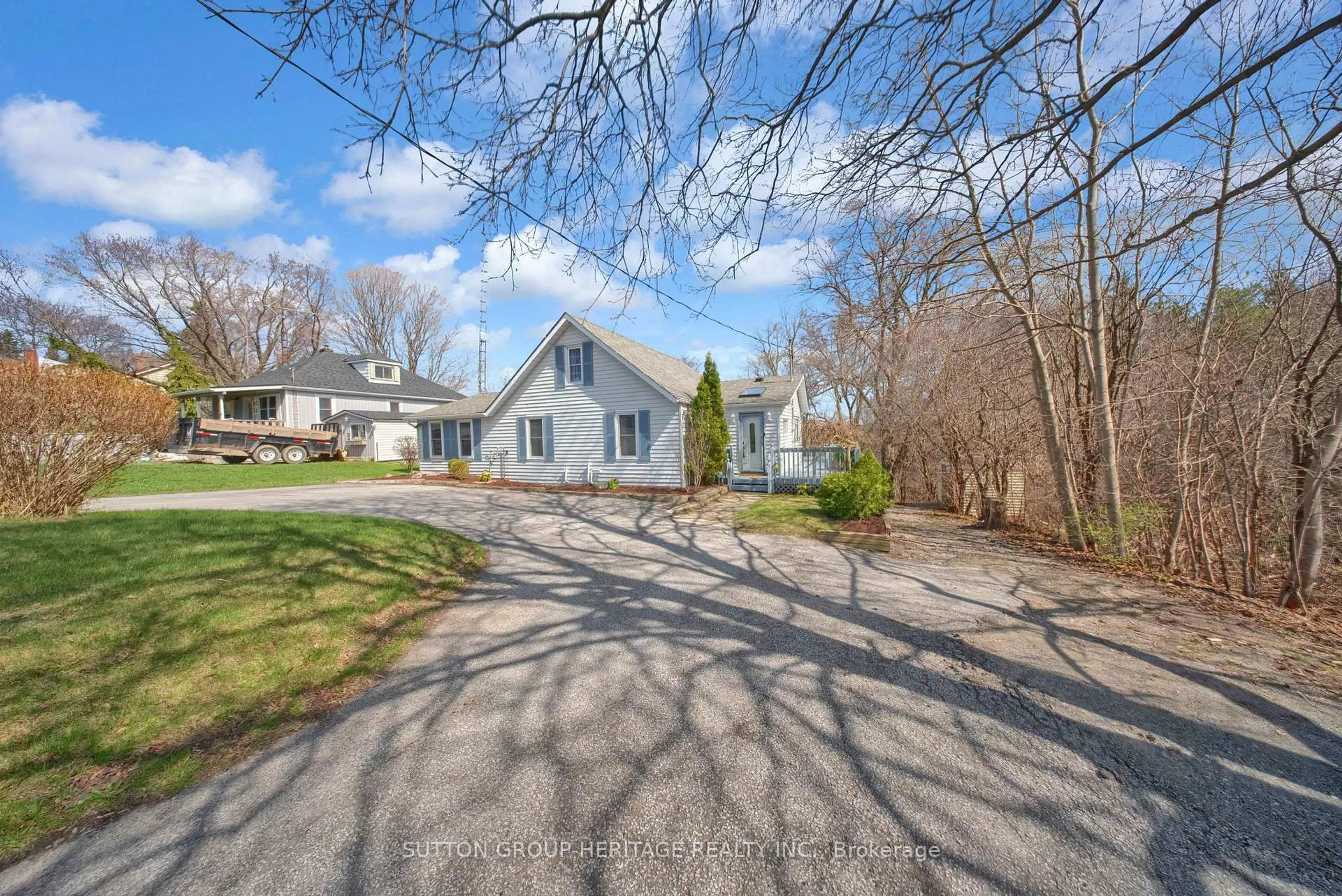A pic from outside/outdoor area/front of a property/back of a property/a pic from drone, street for 4155 County Road 45 Rd, Cobourg Ontario K9A 0X3