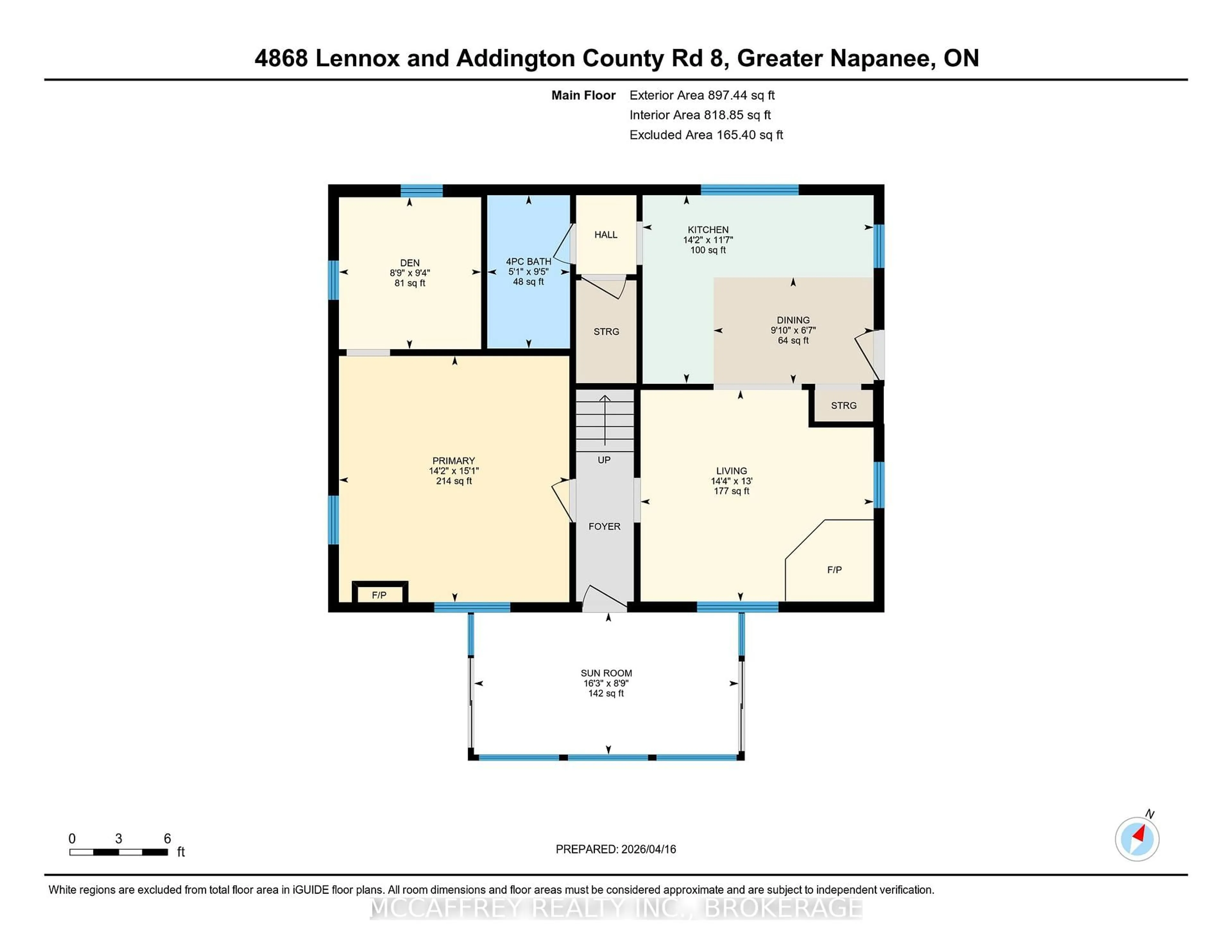 Floor plan for 4868 County Road 8, Napanee Ontario K7R 3K8