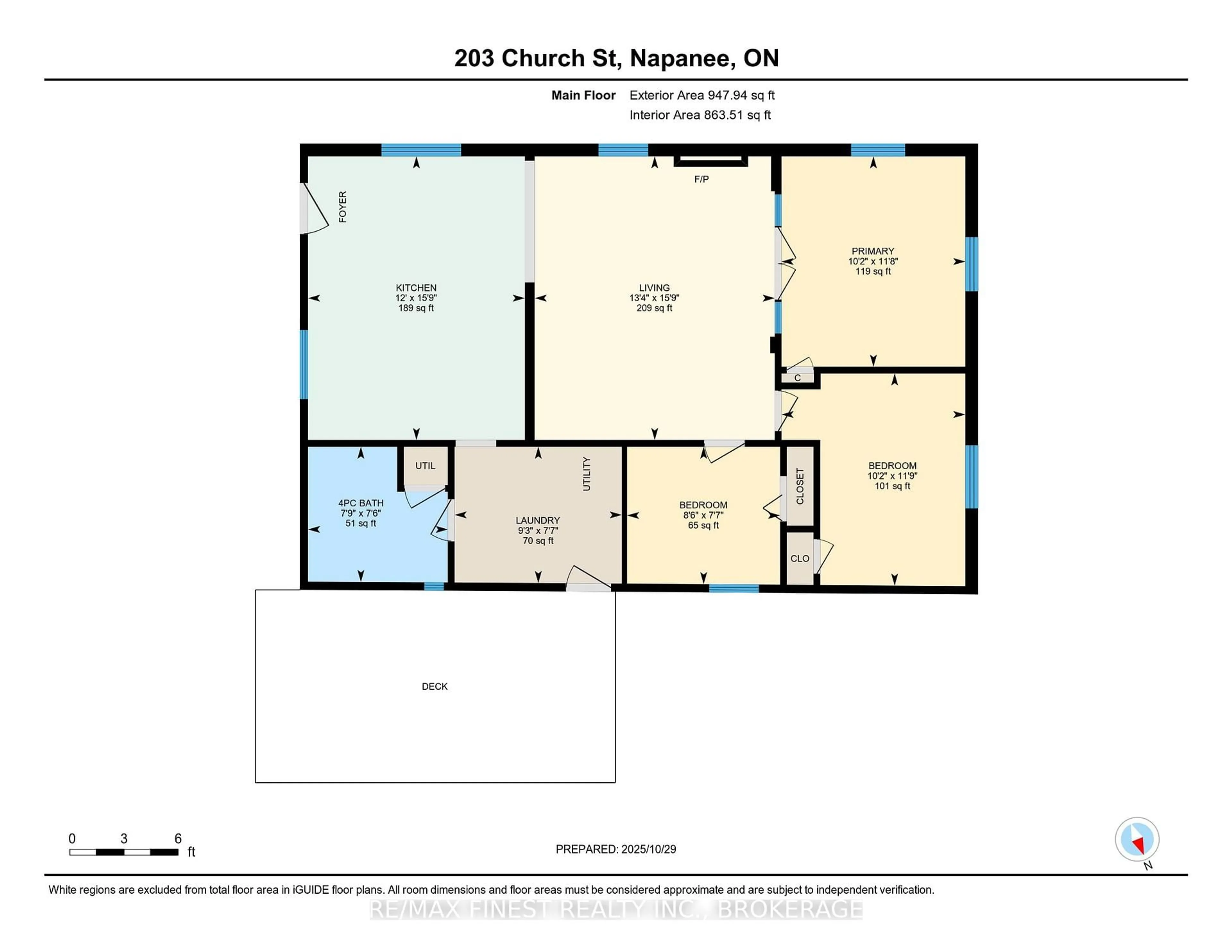Floor plan for 203 Church St, Greater Napanee Ontario K7R 1C5