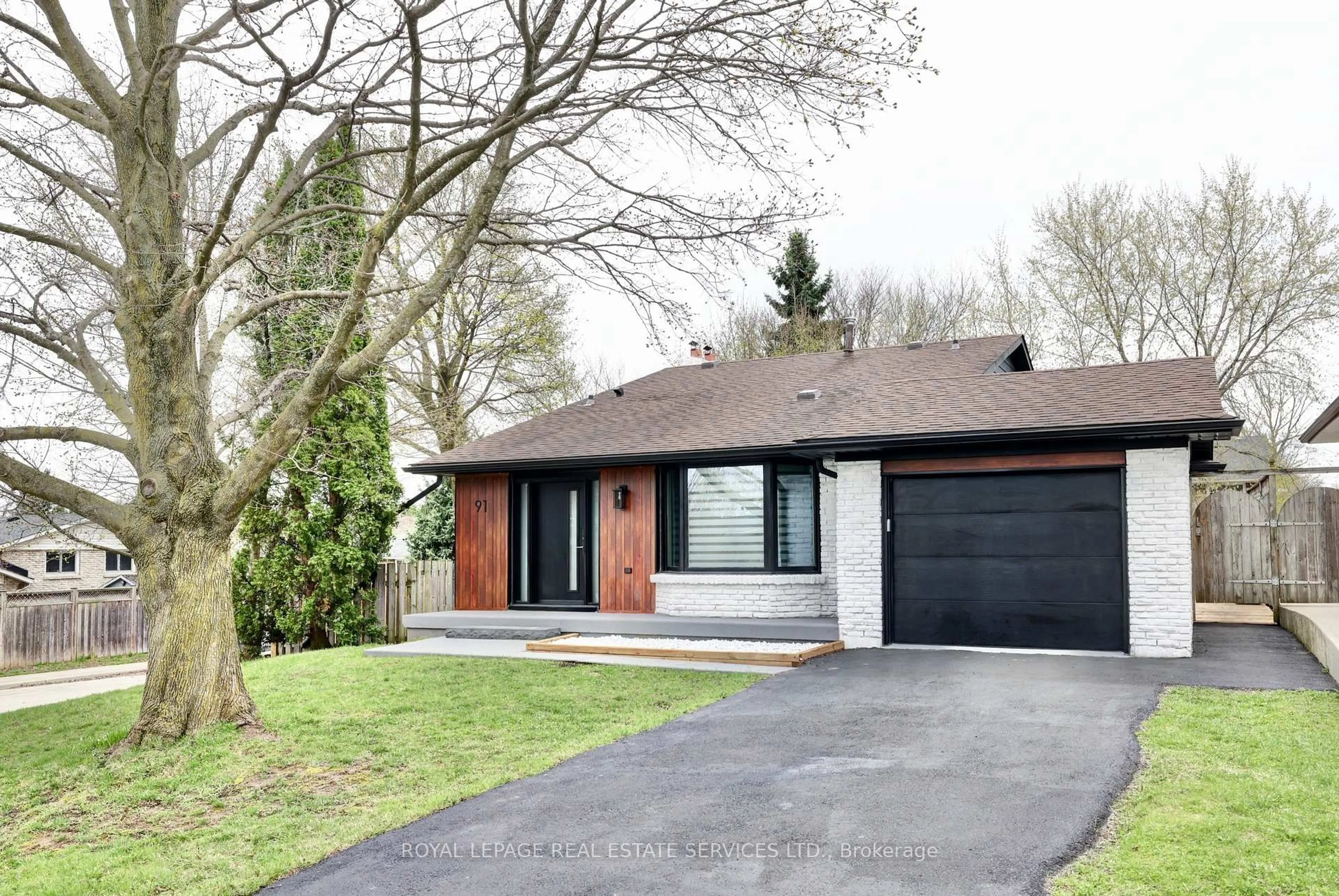 Home with brick exterior material, street for 91 Forestgate Dr, Hamilton Ontario L9C 6A4