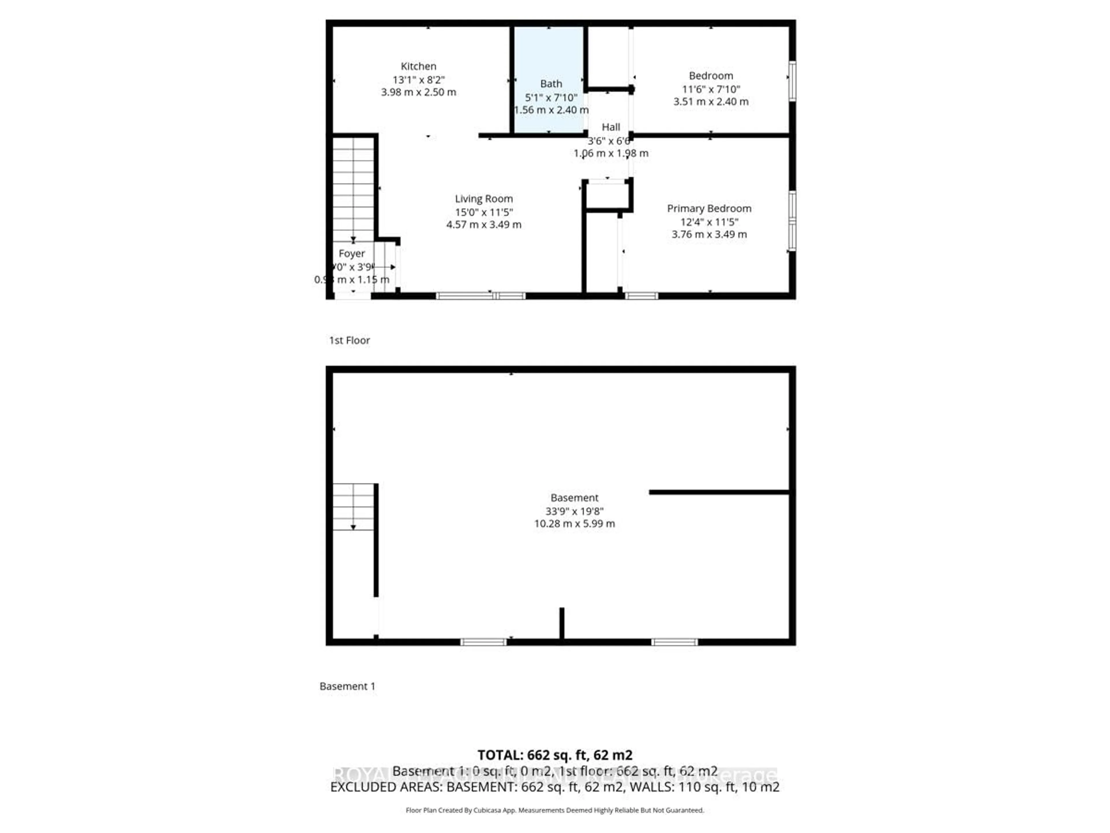 Floor plan for 250 Greenwood Ave, London South Ontario N6J 3G4