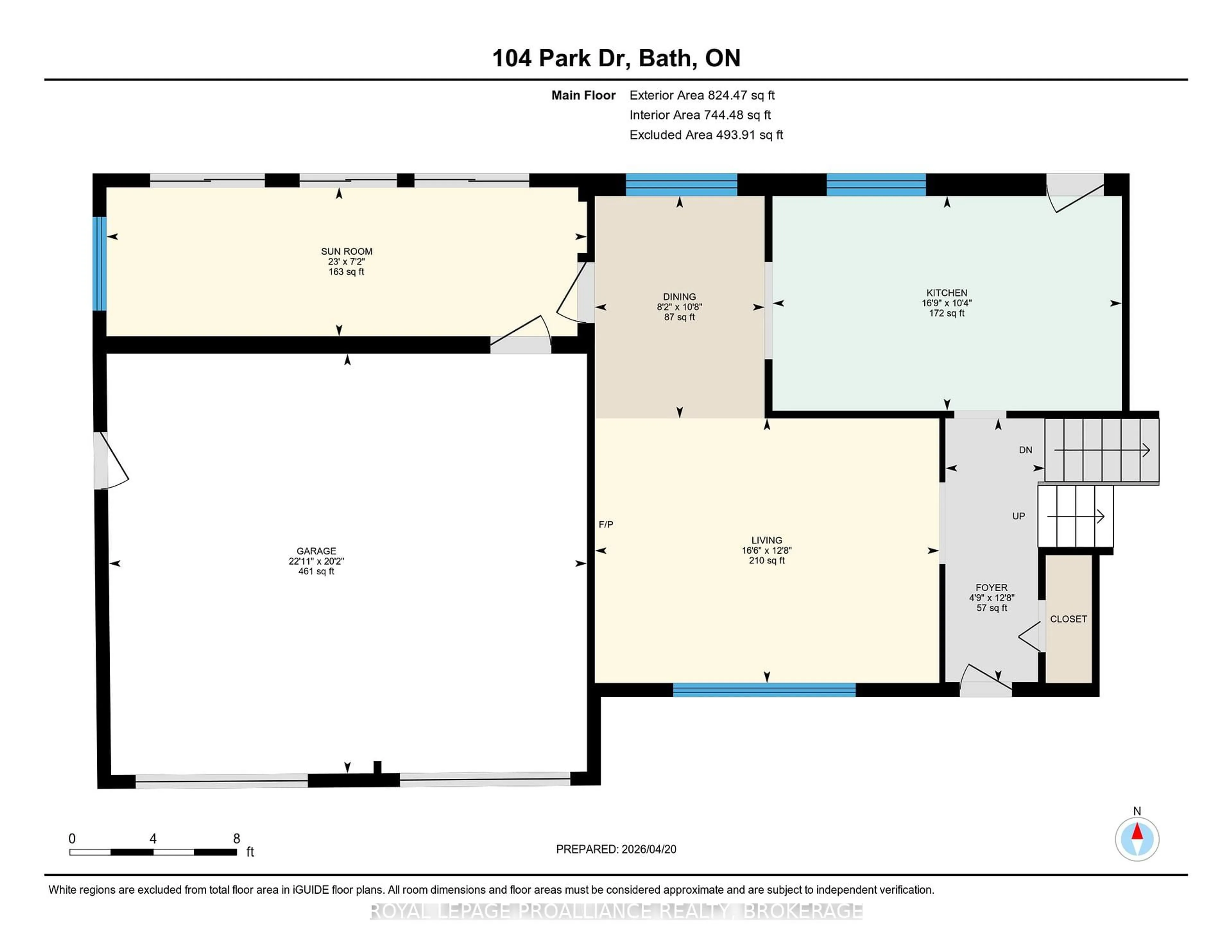 Floor plan for 104 Park Dr, Bath Ontario K0H 1G0