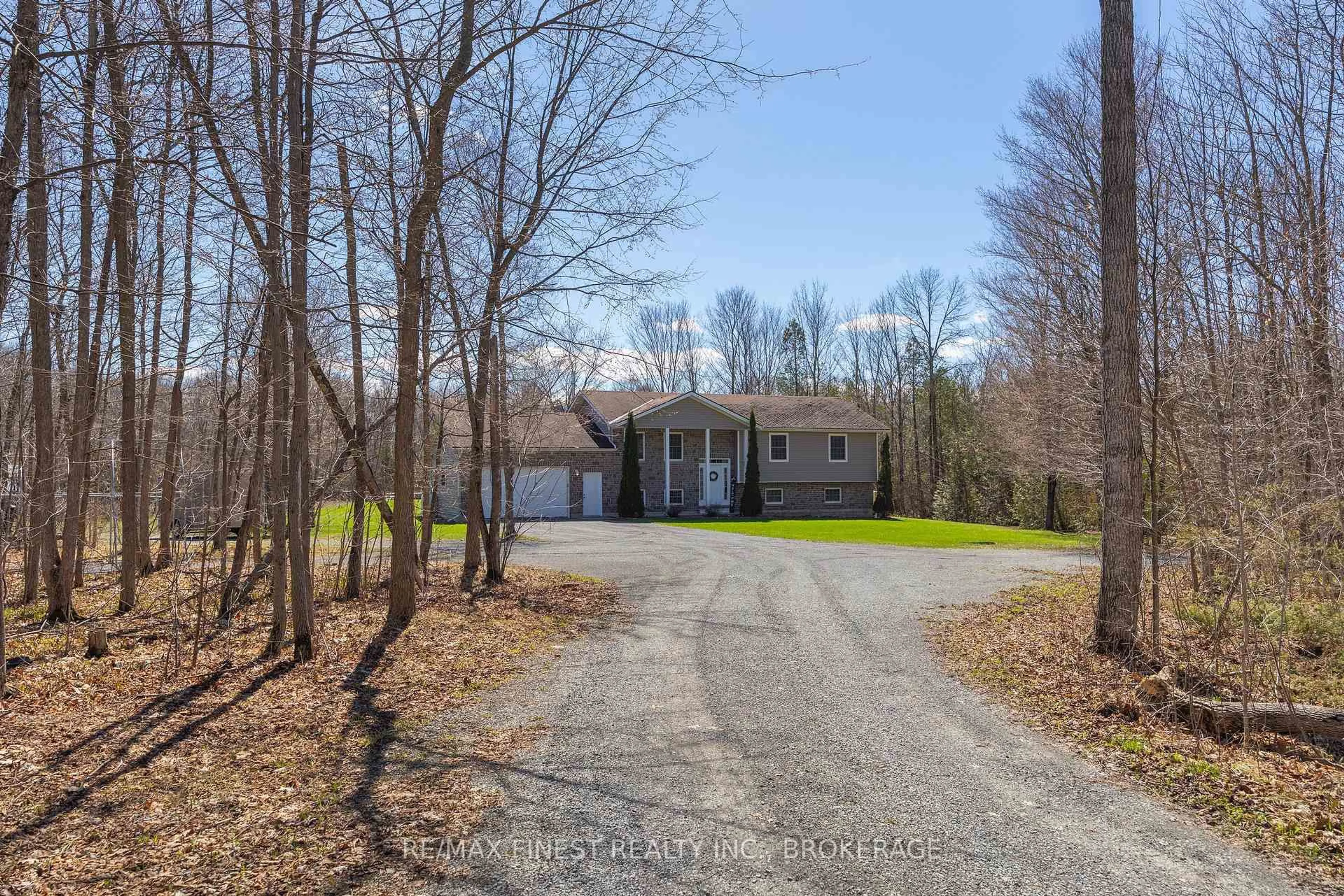 A pic from outside/outdoor area/front of a property/back of a property/a pic from drone, unknown for 3816 Alton Rd, Harrowsmith Ontario K0H 1V0