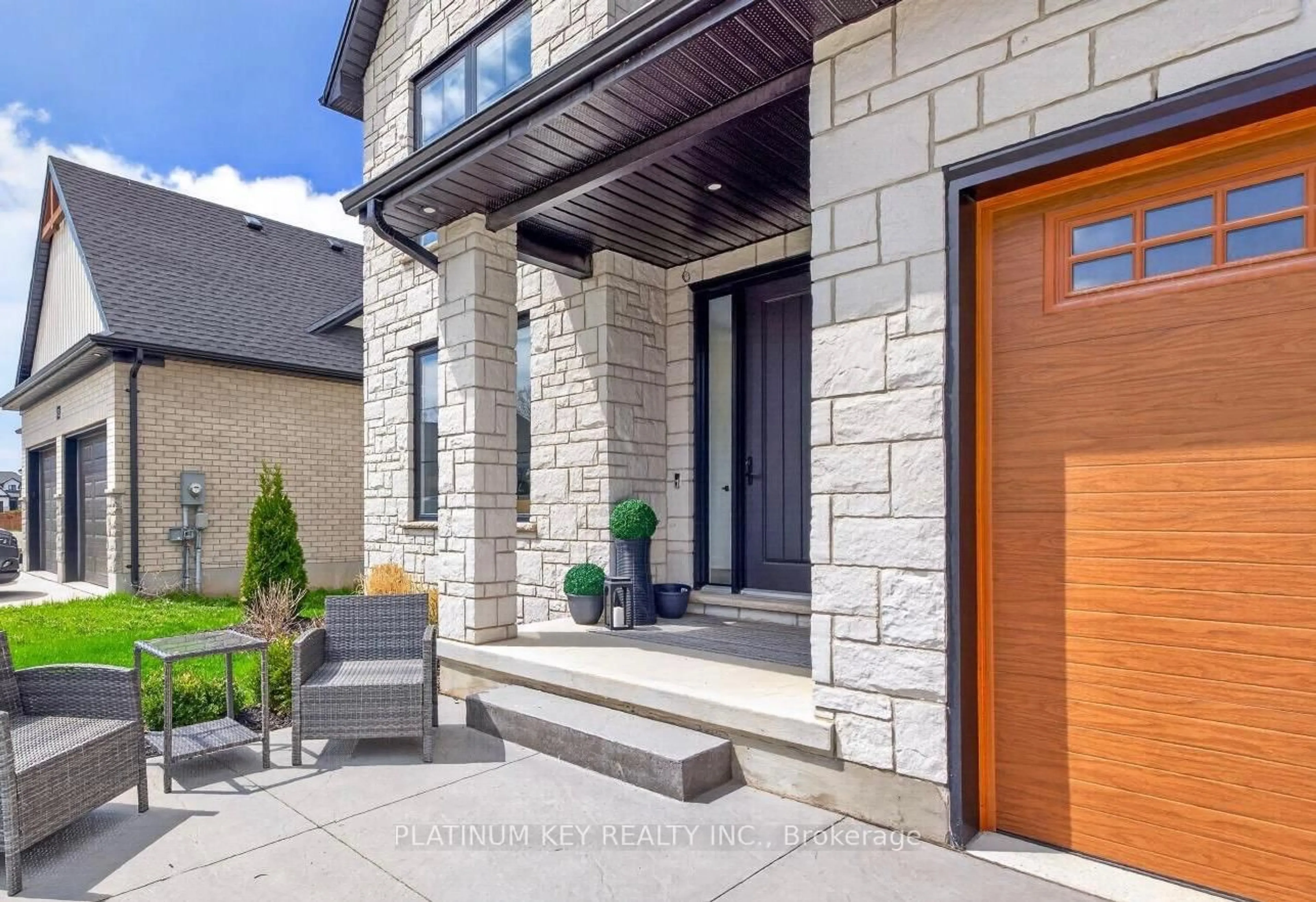 Home with brick exterior material, street for 124 OPTIMIST Dr, Southwold Ontario N5P 0G2