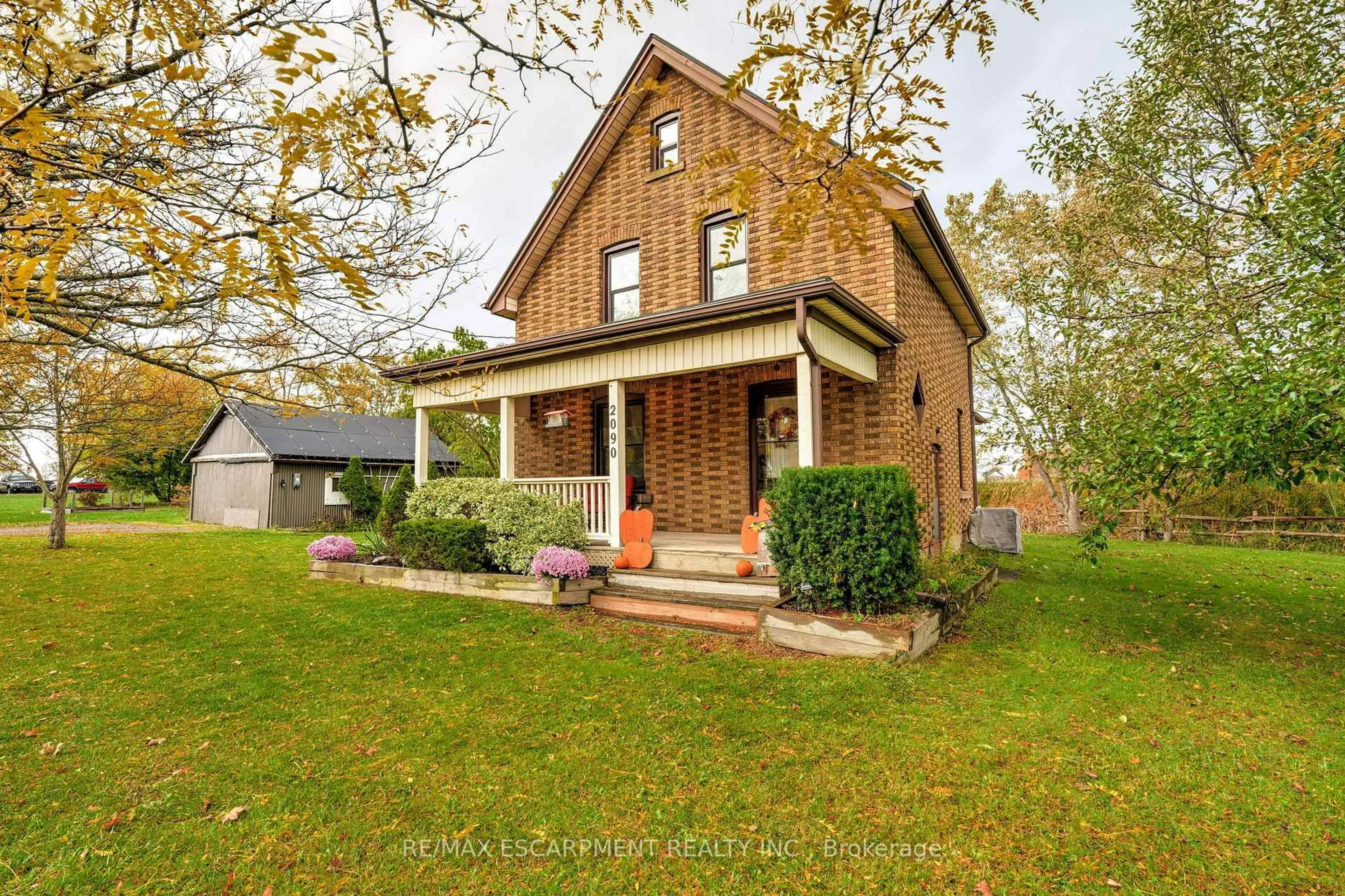 Home with brick exterior material, street for 2090 Haldibrook Rd, Hamilton Ontario L0R 1C0