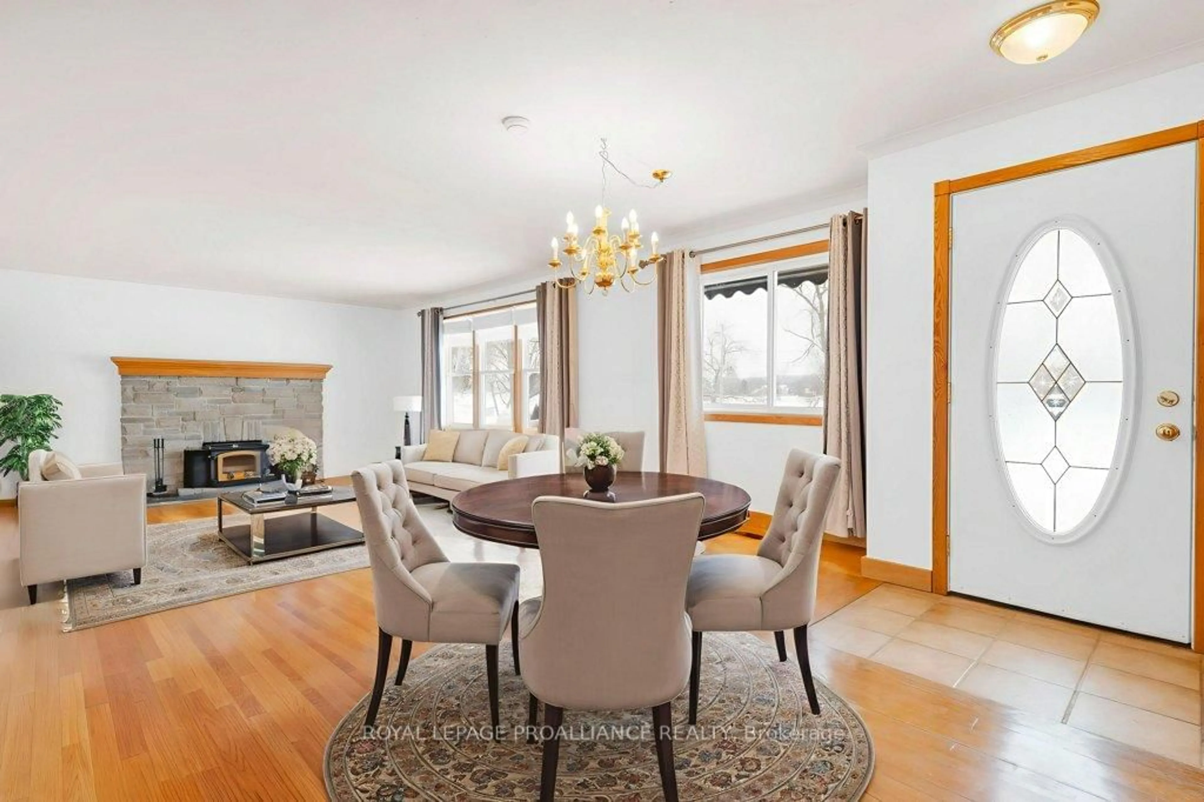 Dining room, wood/laminate floor for 556 Rosebush Rd, Hastings Ontario K0K 2C0