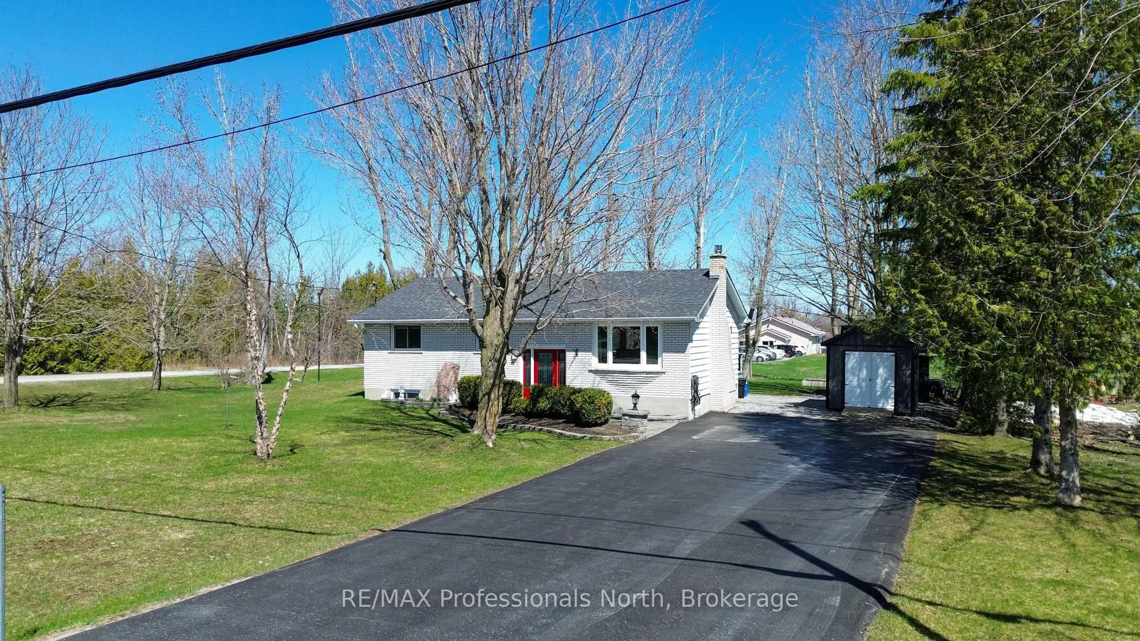 A pic from outside/outdoor area/front of a property/back of a property/a pic from drone, street for 111 Anderson Dr, Kawartha Lakes Ontario K0M 1G0