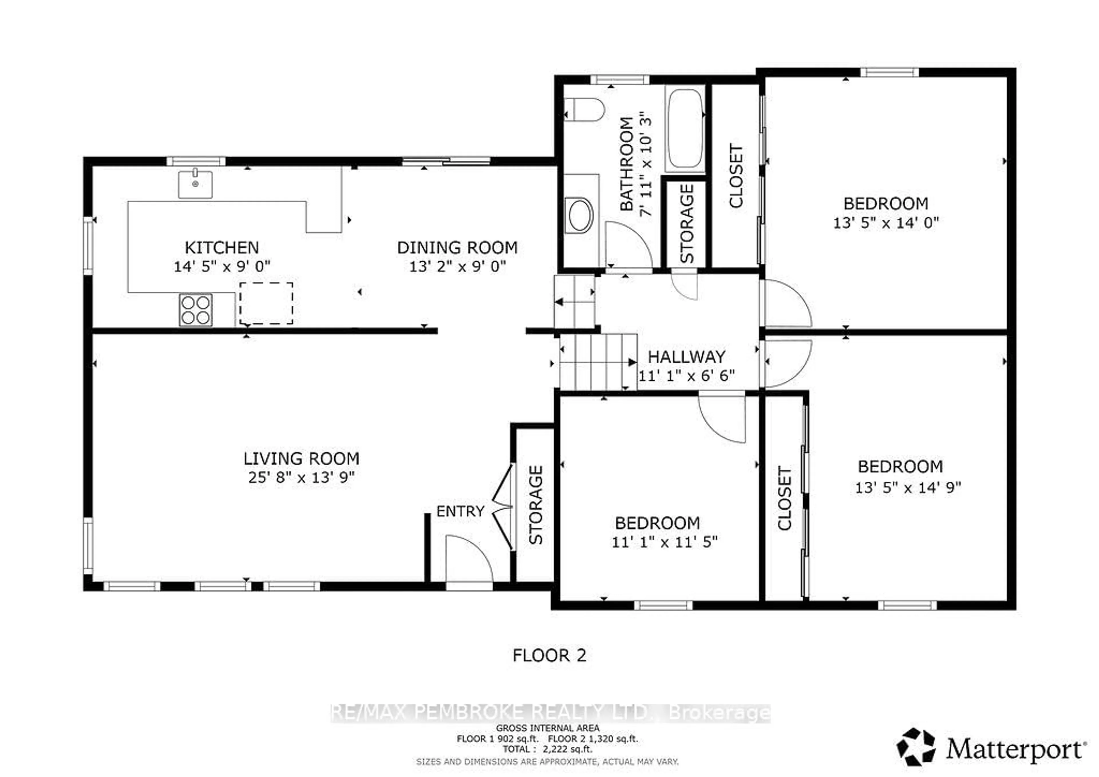 Floor plan for 551 Laurentian Dr, Petawawa Ontario K8H 2M5
