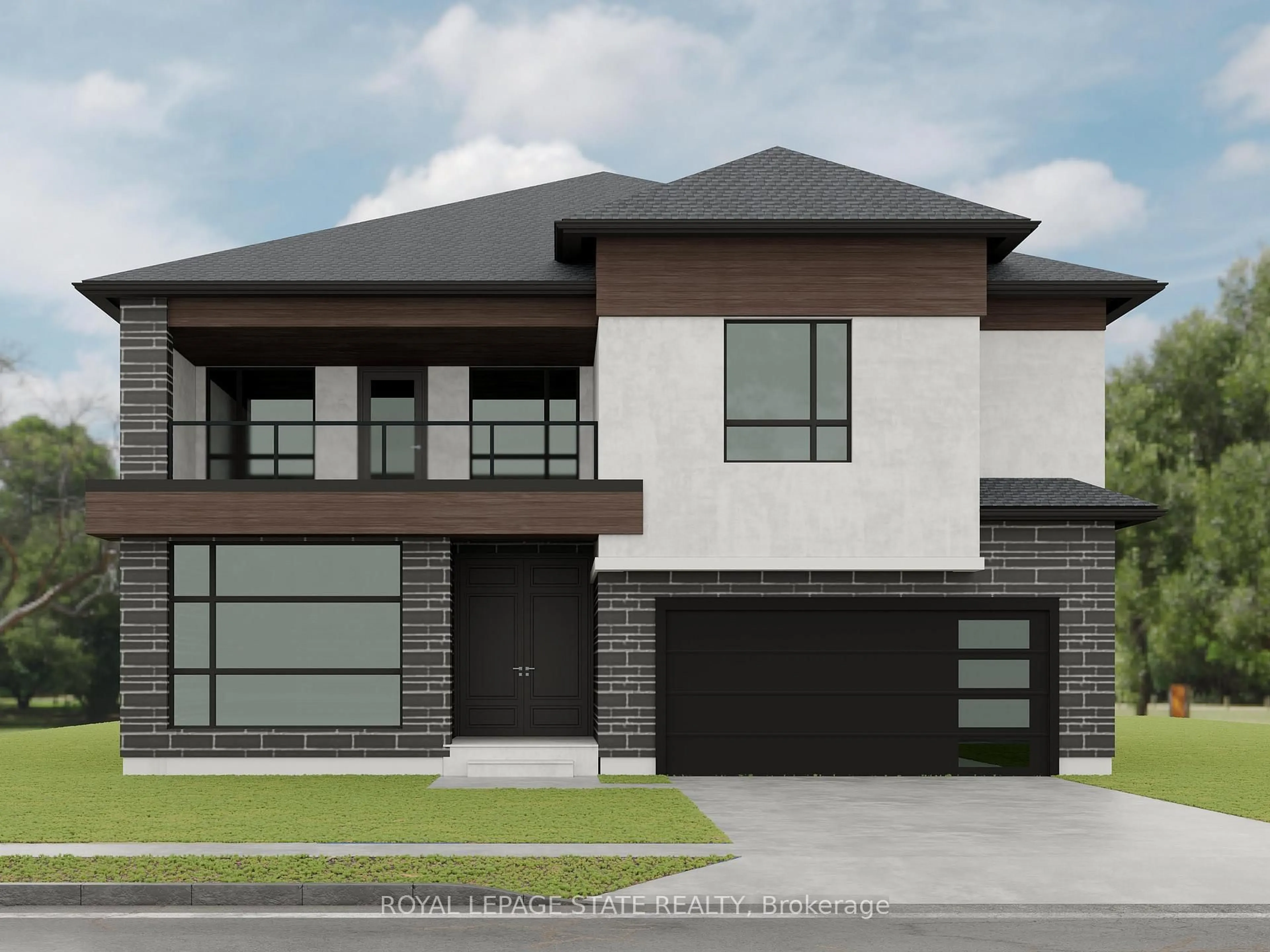 Home with brick exterior material, street for Lot 4 Plover Mills Rd, Middlesex Centre Ontario N0M 2A0