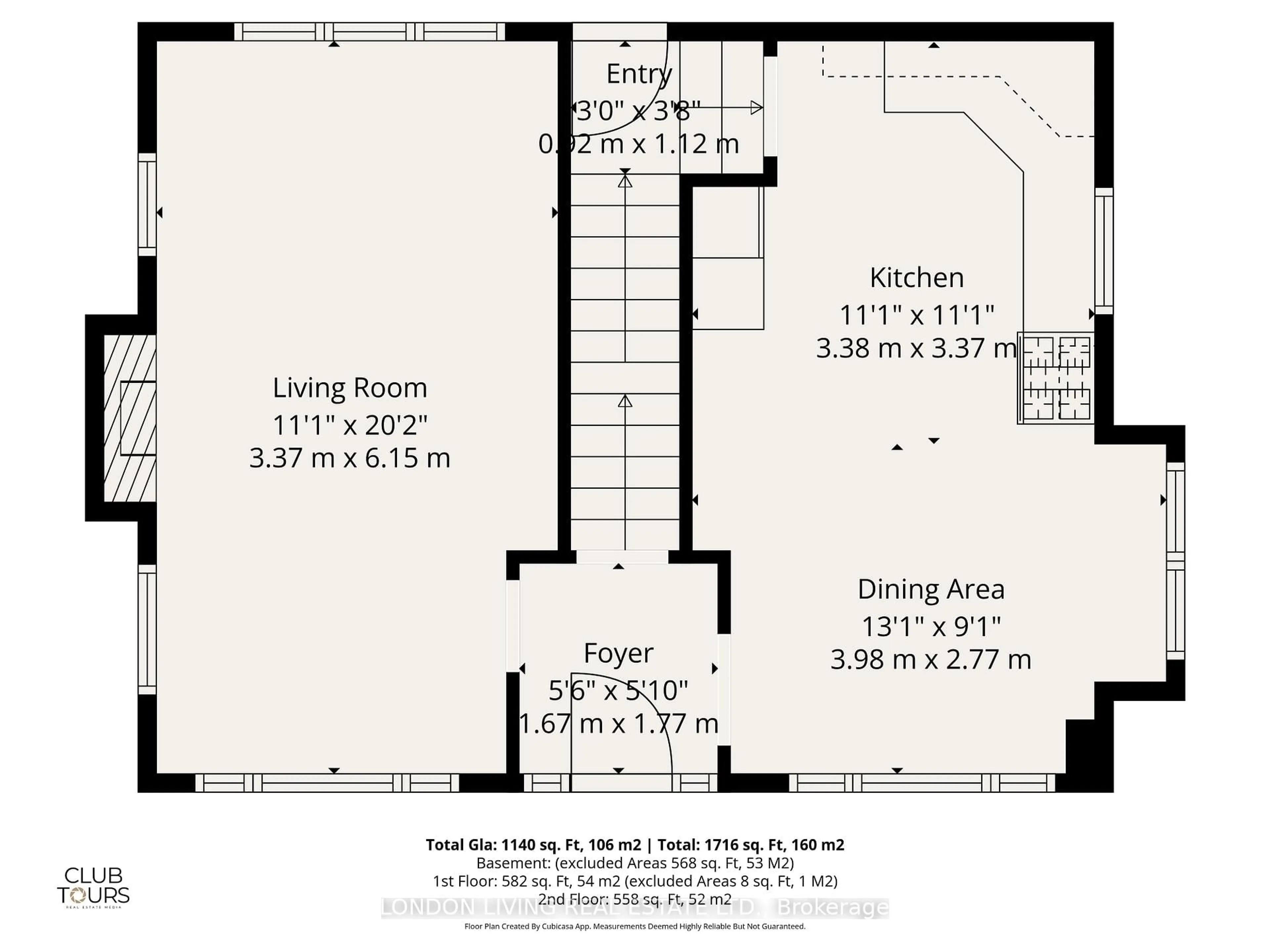 Floor plan for 88 Tecumseh Ave, London South Ontario N6C 1R9